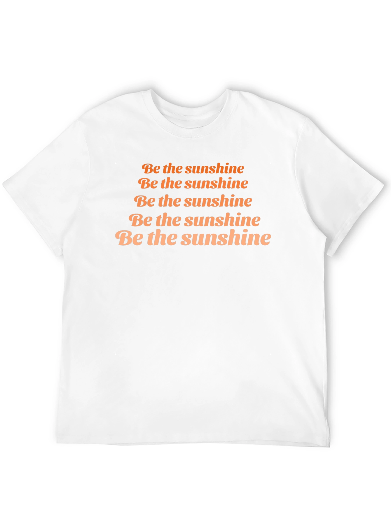 Camiseta Negra con Mensaje Inspirador Be the Sunshine