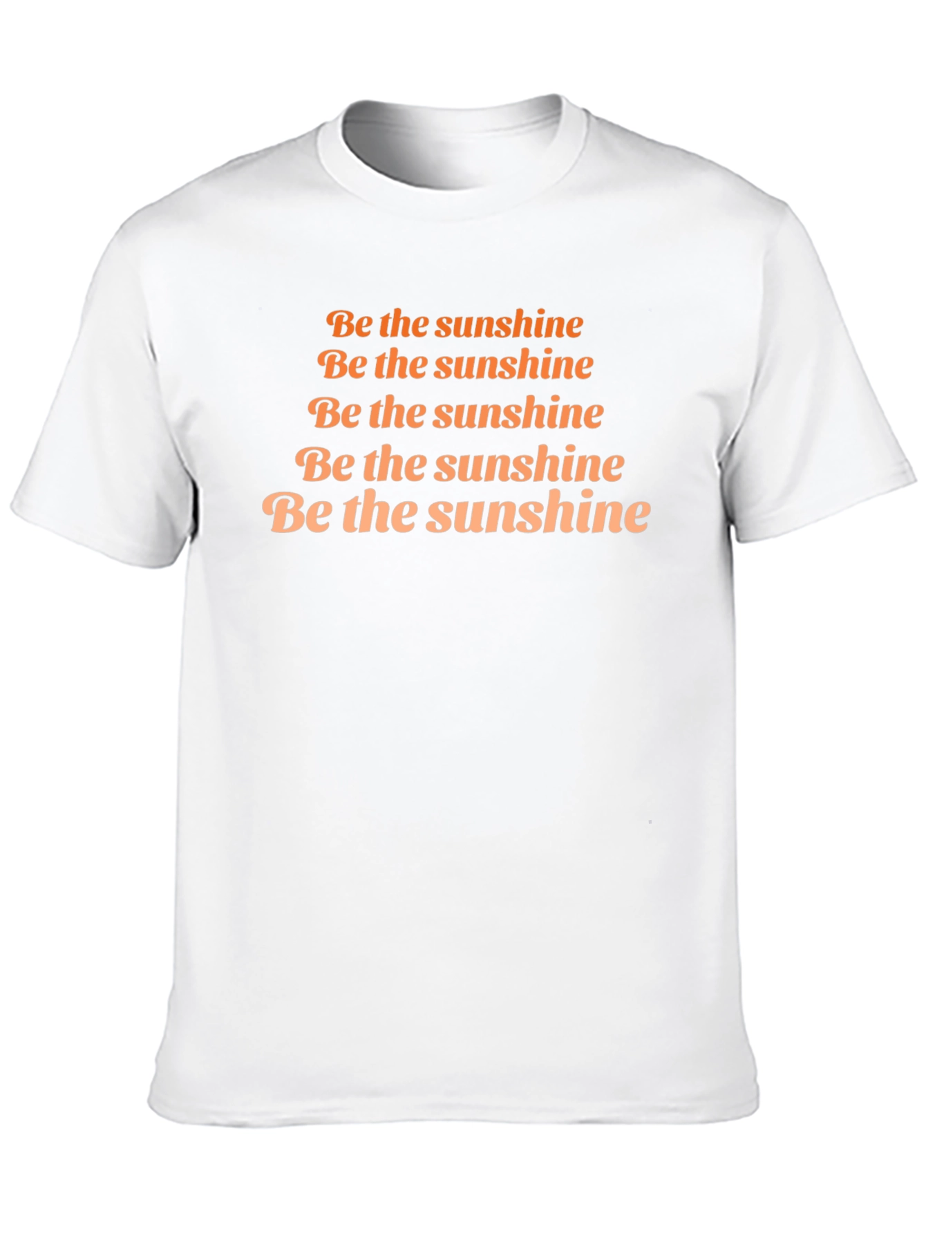 Camiseta Negra con Mensaje Inspirador Be the Sunshine