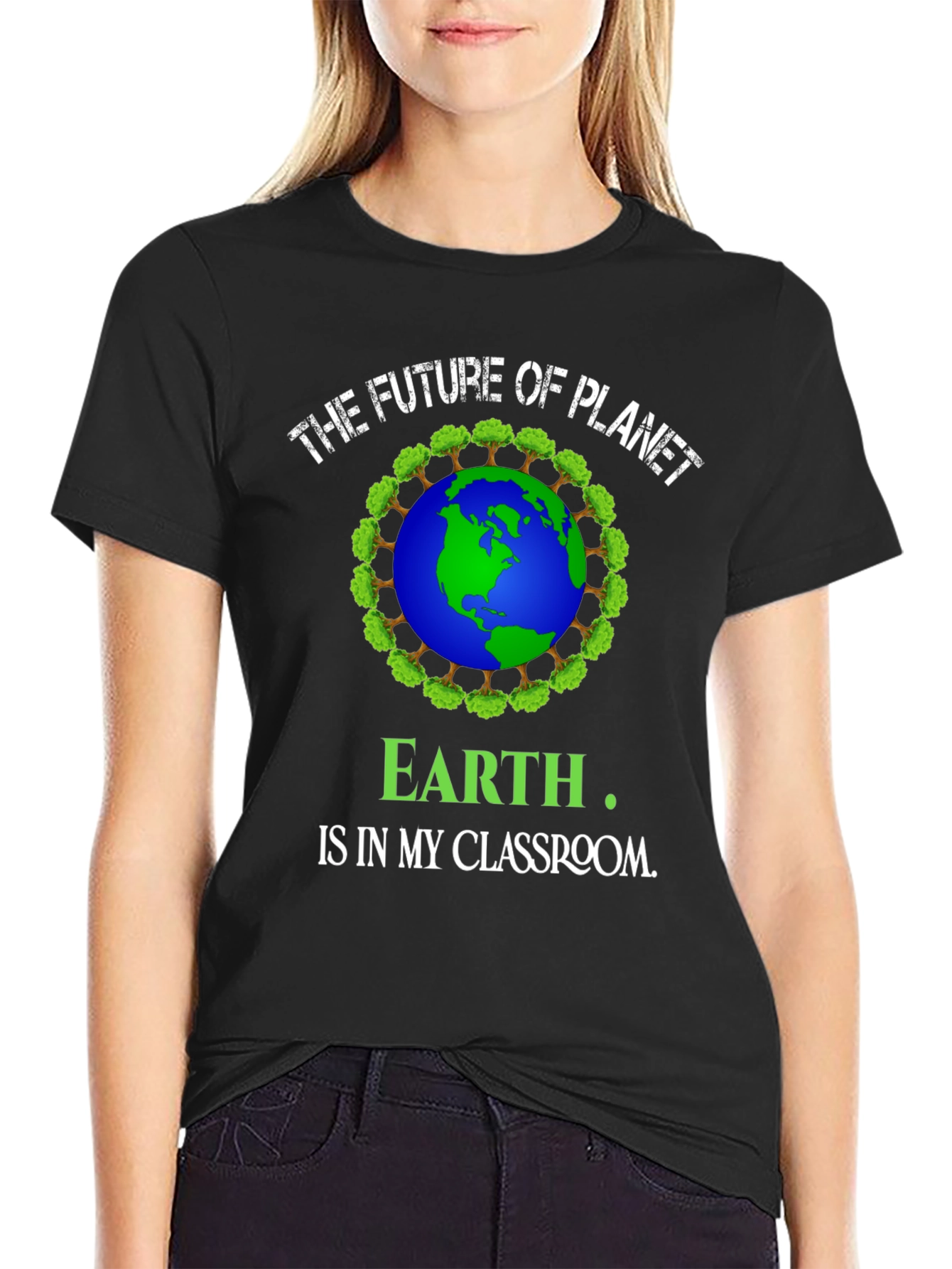 Camiseta Hombre El Futuro del Planeta Tierra