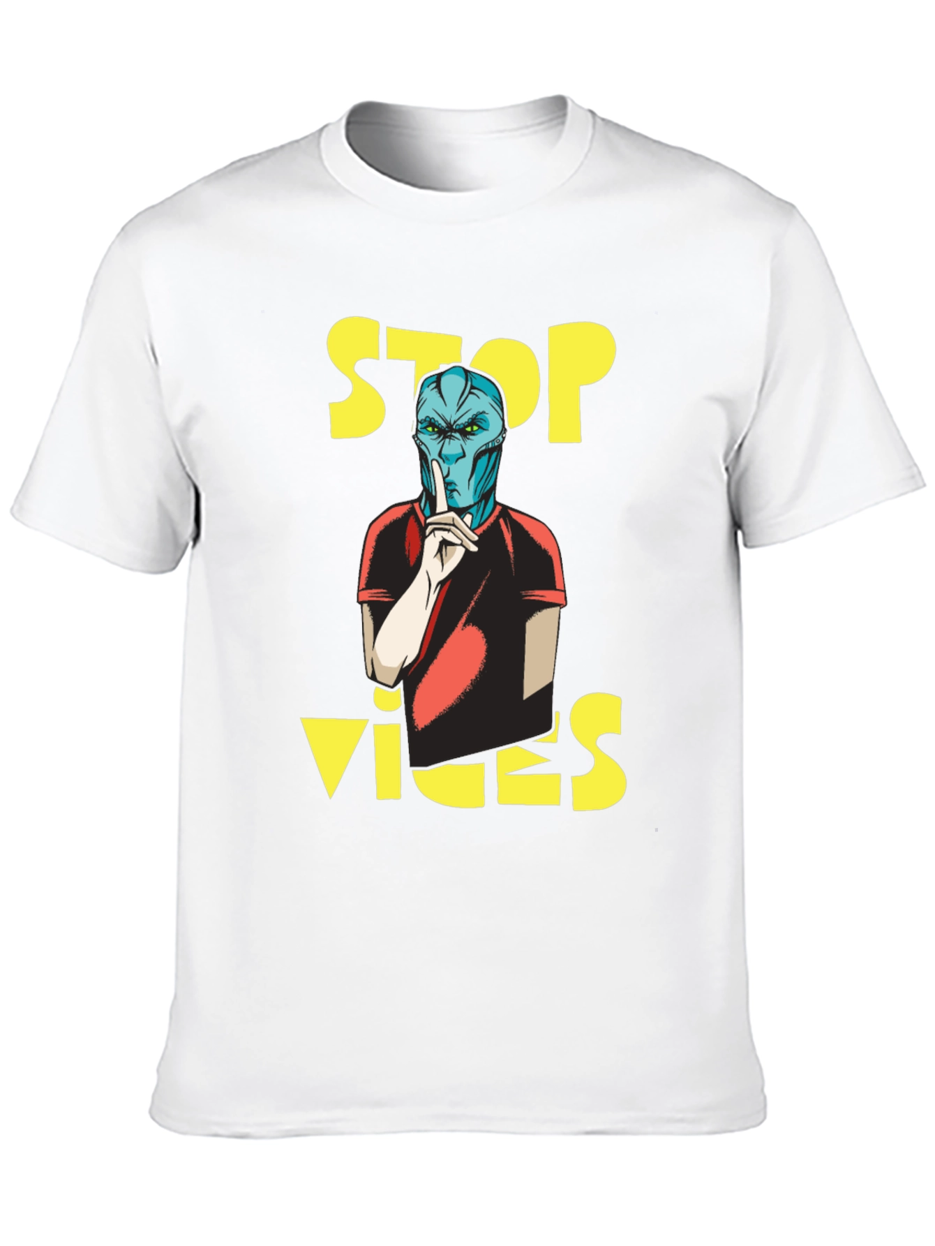 Camiseta Negra Stop Vices