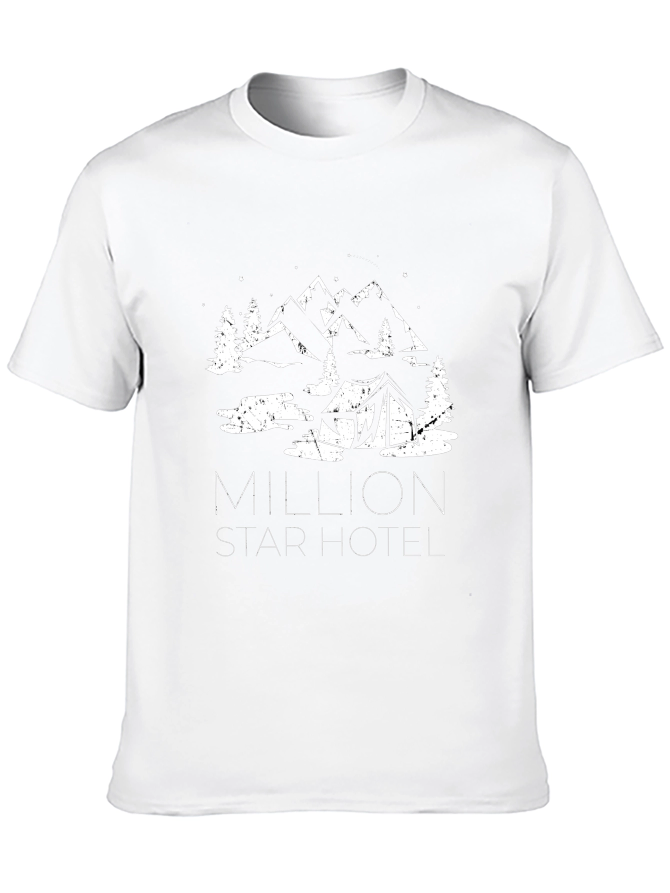 Camiseta Negra Million Star Hotel para Aventureros