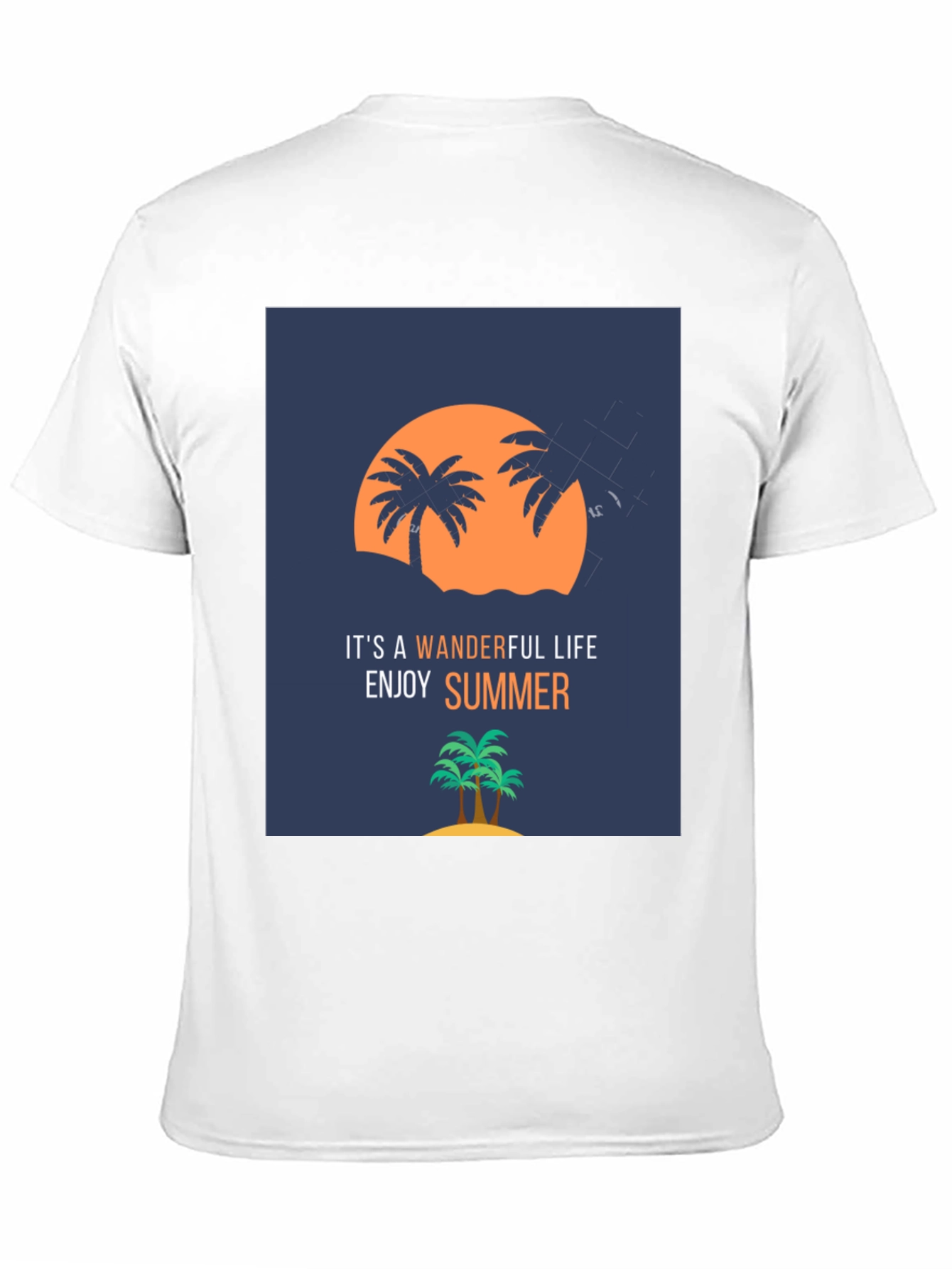 Camiseta Negra Verano Wonderful Life