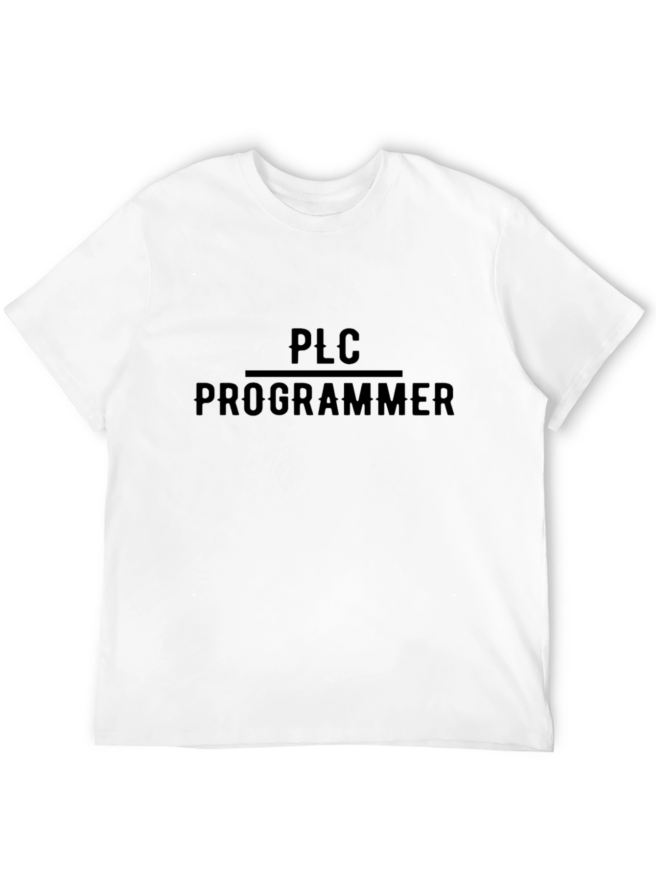 Camiseta Negra PLC Programmer