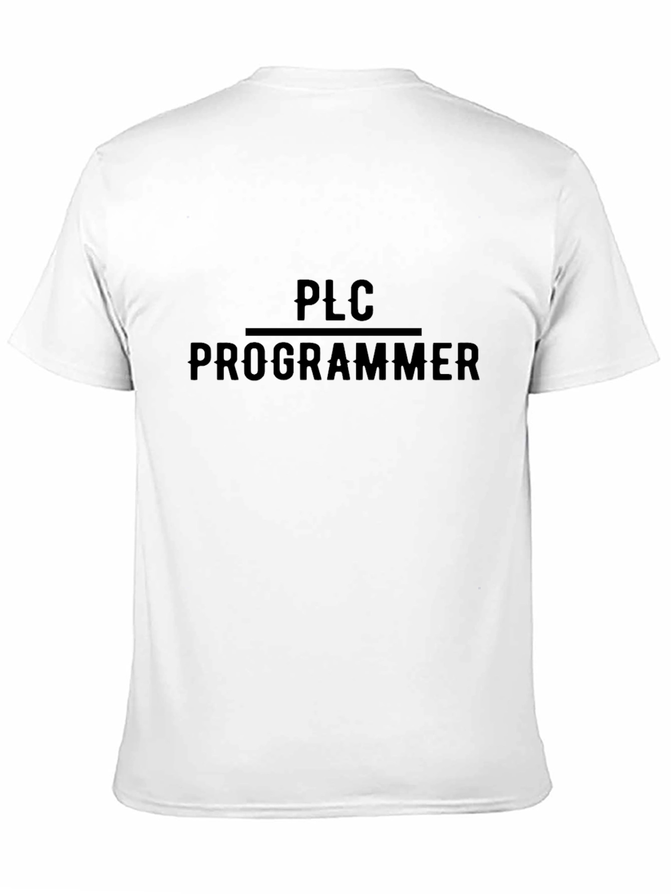 Camiseta Negra PLC Programmer