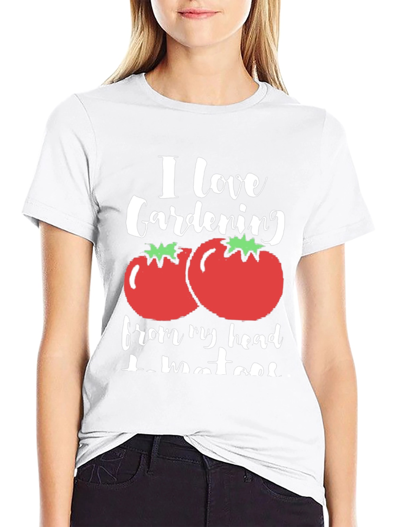 Camiseta Negra Amo la Jardinería