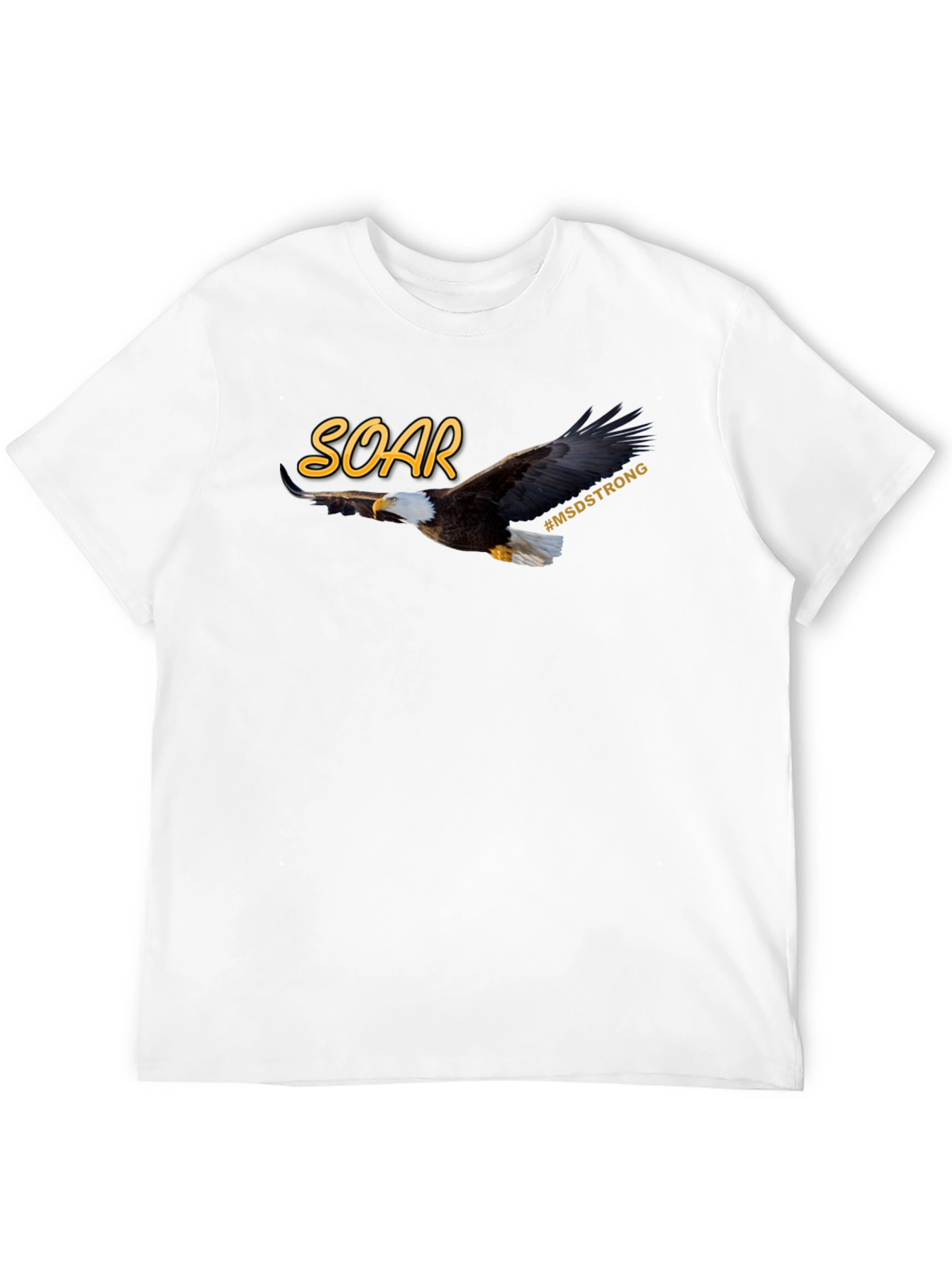 Camiseta Negra SOAR MSD Strong Águila