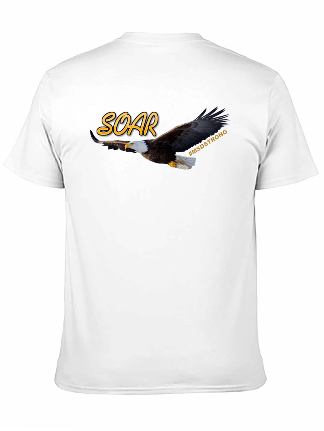 Camiseta Negra SOAR MSD Strong Águila
