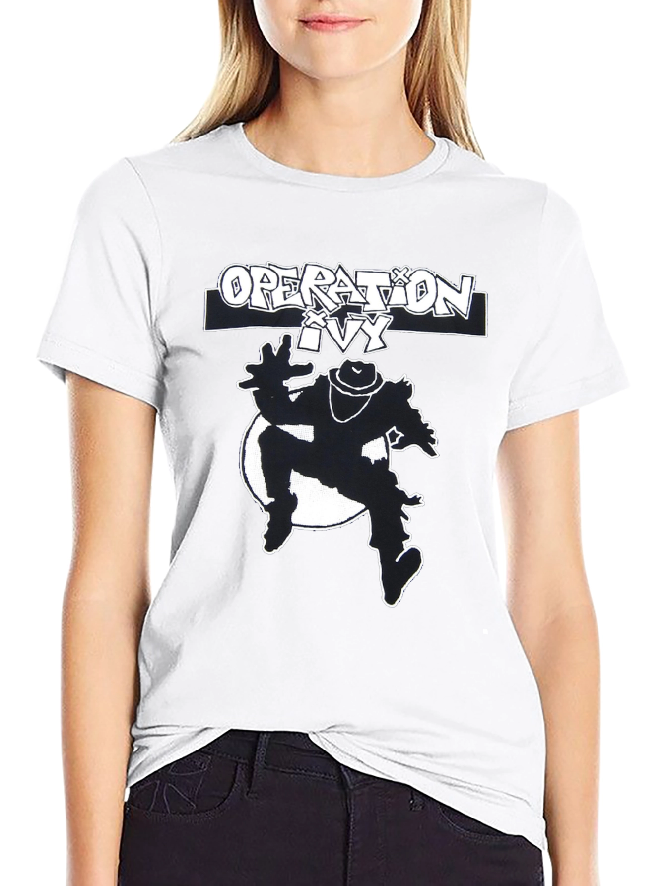Camiseta Negra Operation Ivy - Estilo Urbano y Musical