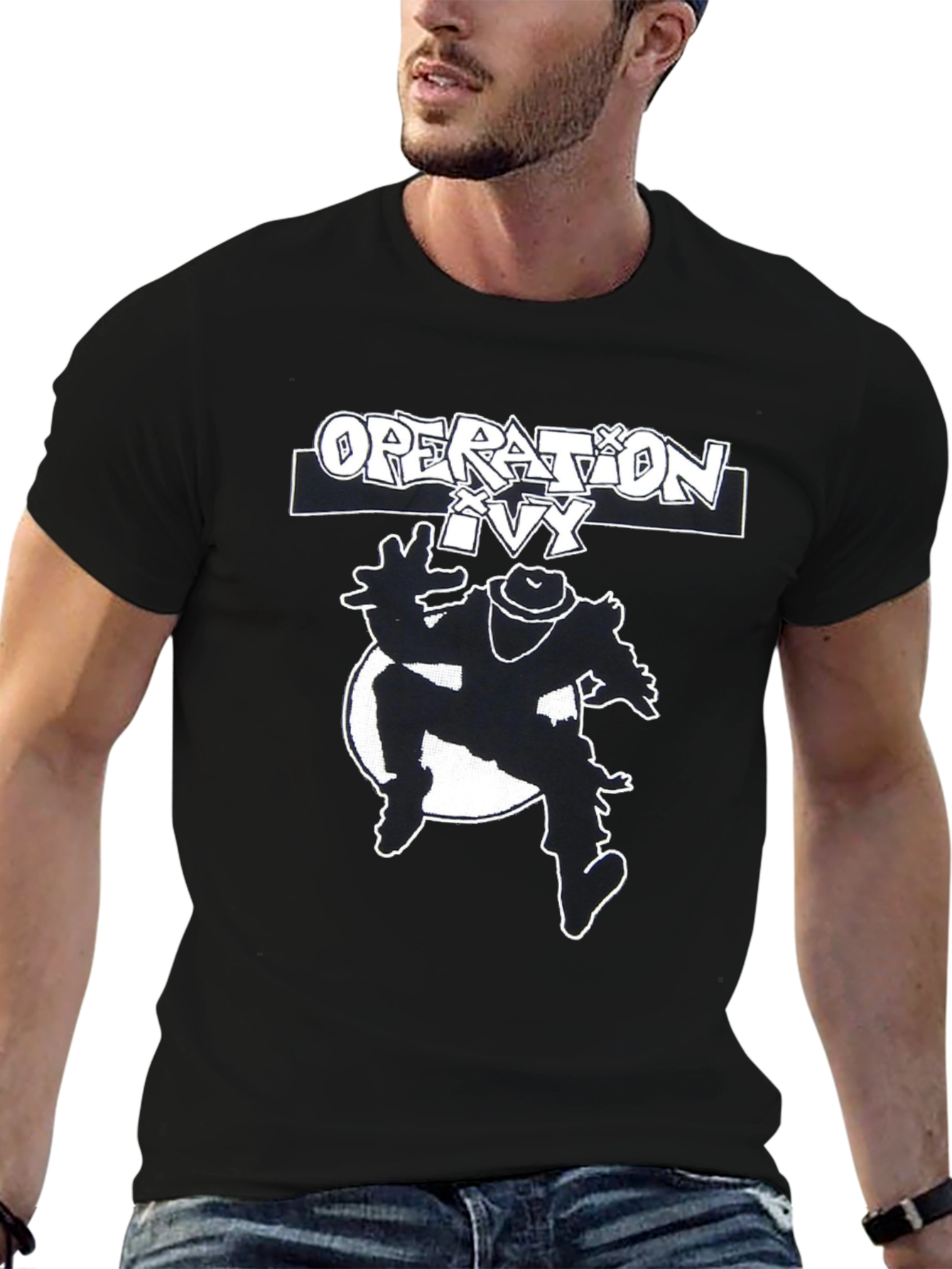 Camiseta Negra Operation Ivy - Estilo Urbano y Musical