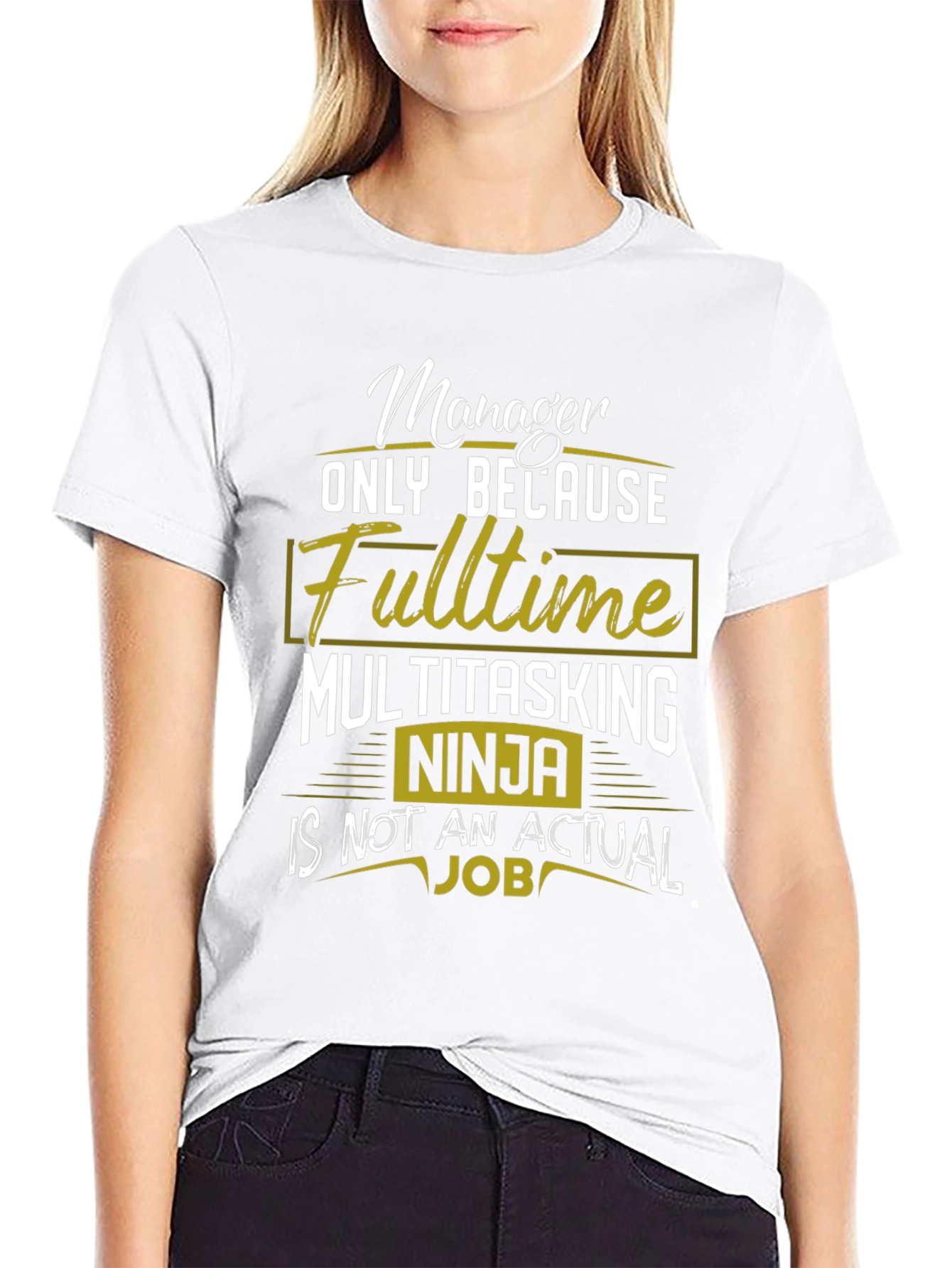 Camiseta Negra Manager Multitasking Ninja