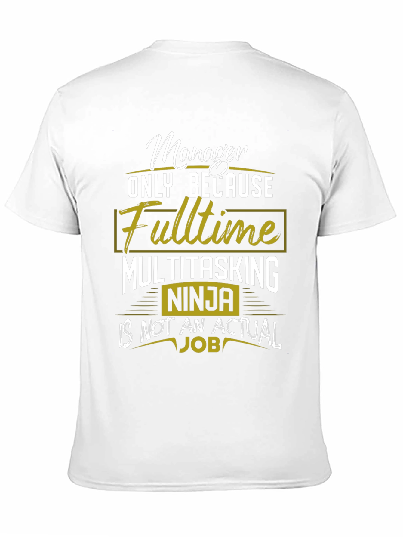 Camiseta Negra Manager Multitasking Ninja