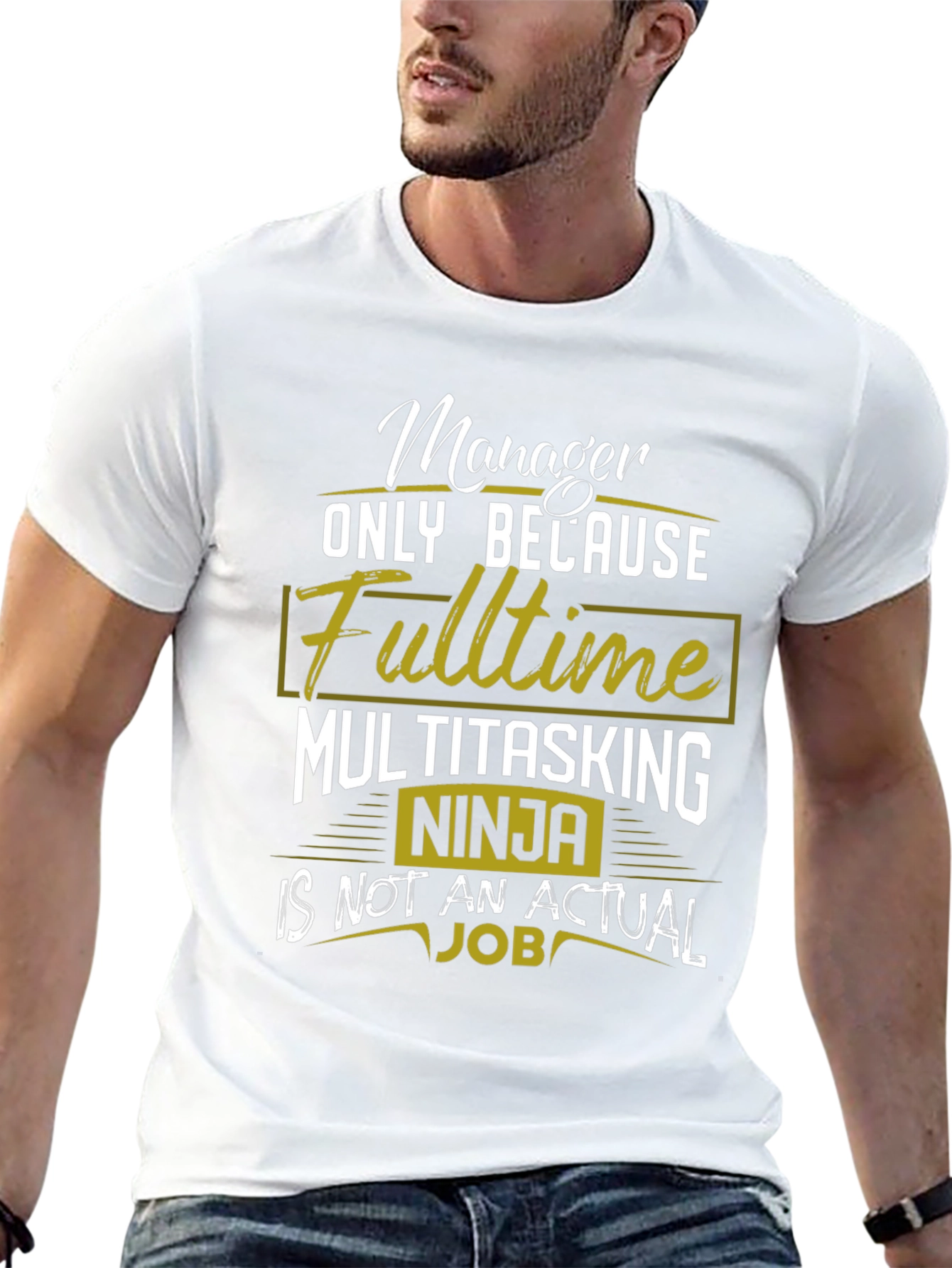 Camiseta Negra Manager Multitasking Ninja