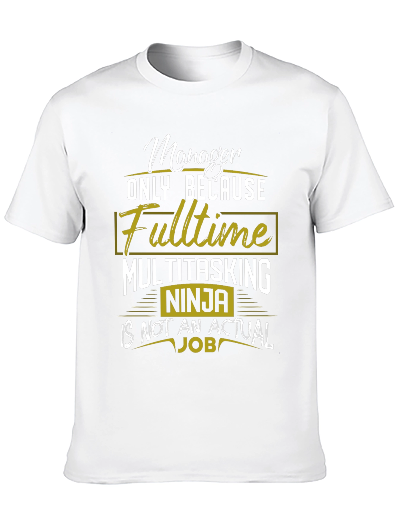 Camiseta Negra Manager Multitasking Ninja