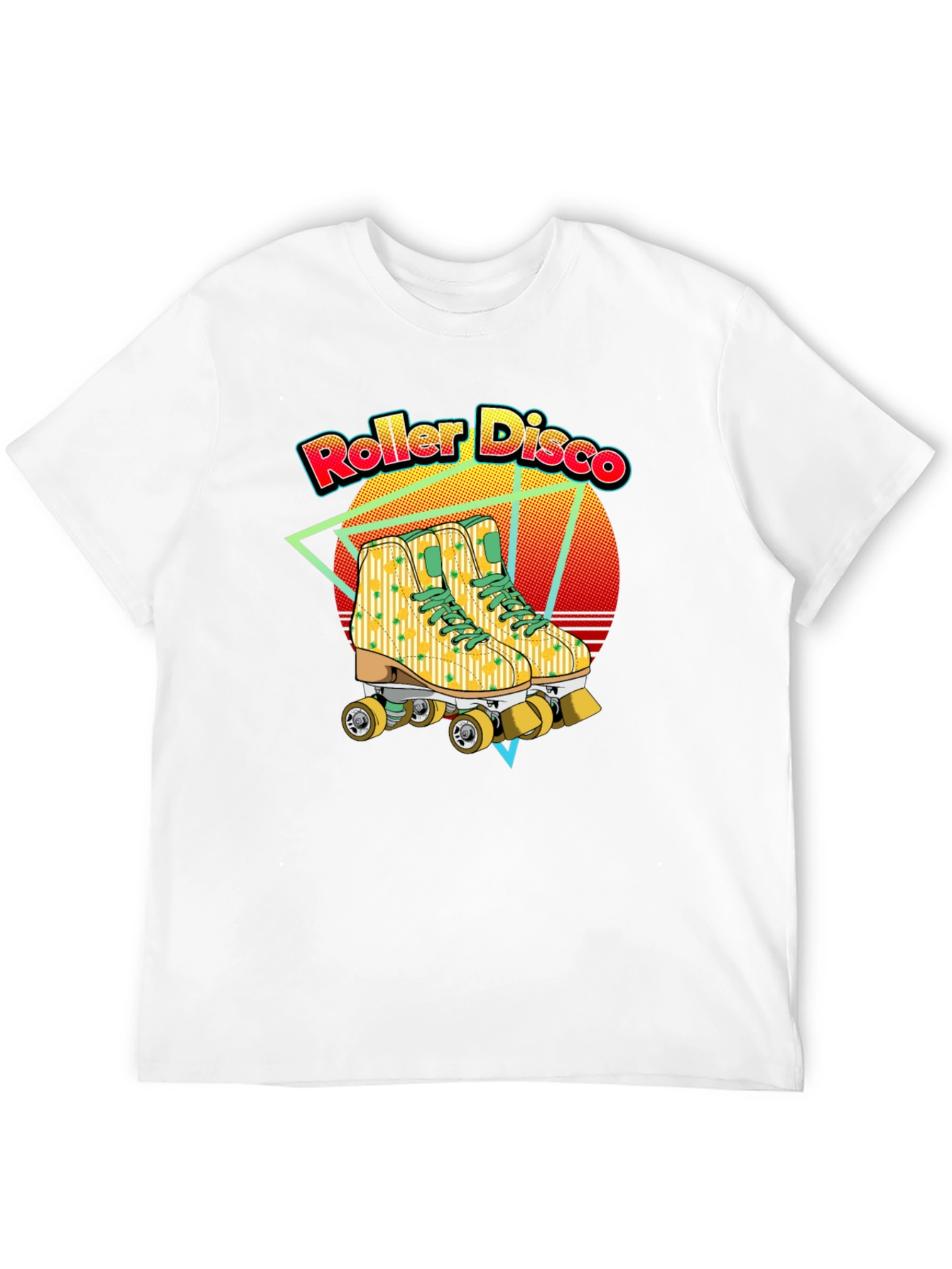 Camiseta Roller Disco Retro Patines Años 80
