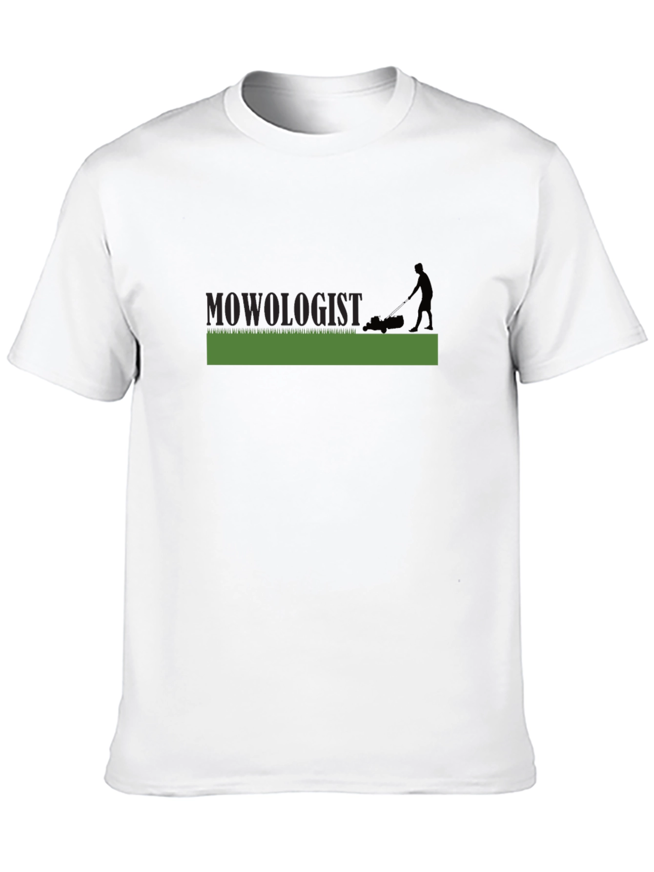 Camiseta Negra Mowologist para Amantes del Jardín