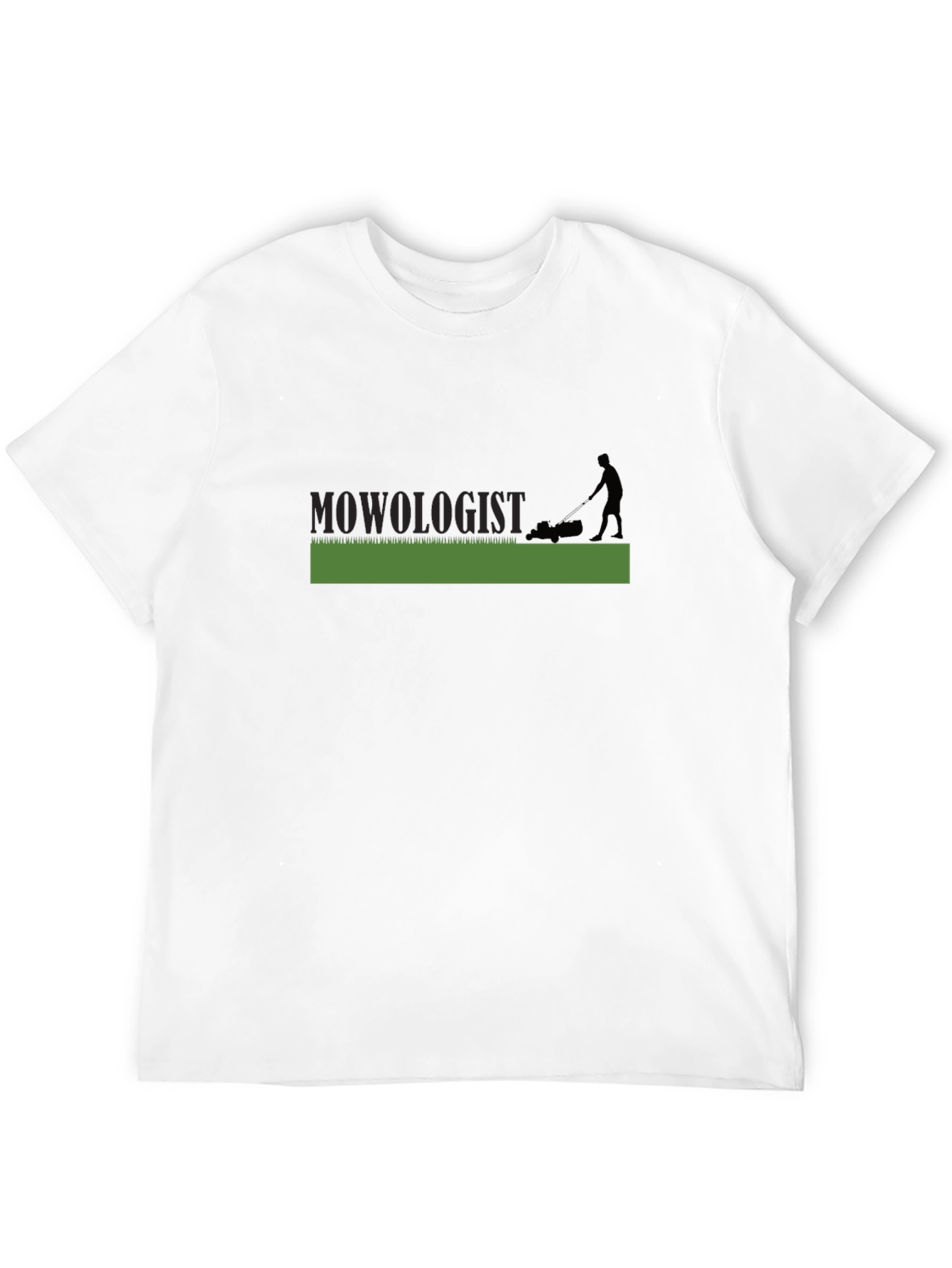 Camiseta Negra Mowologist para Amantes del Jardín
