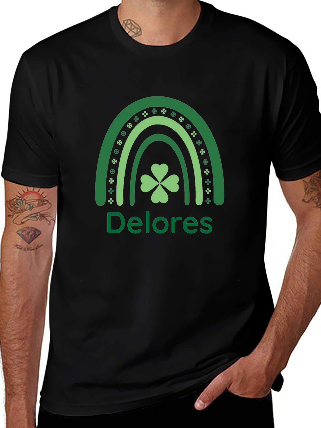 Camiseta Negra St. Patricks Delores