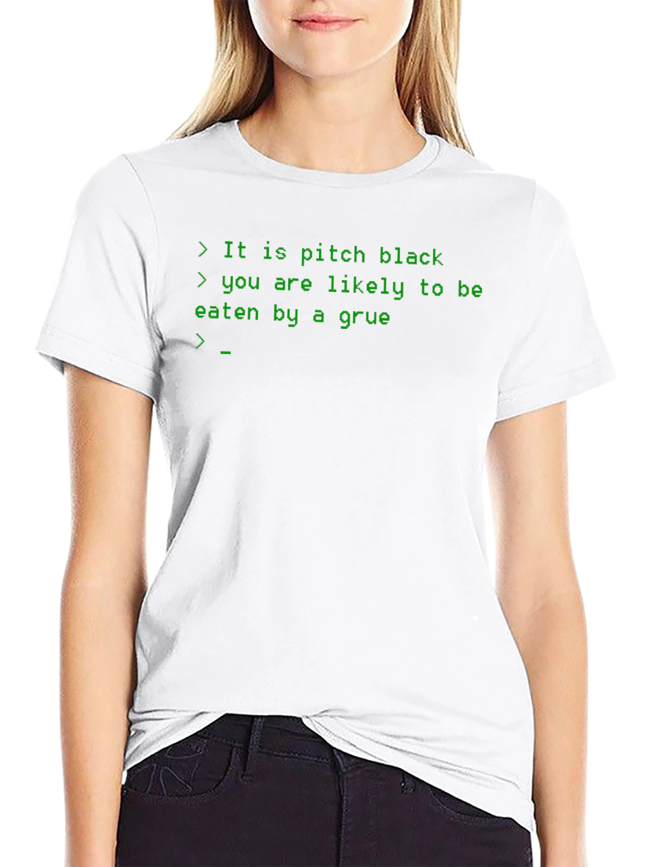 Camiseta Negra: It is pitch black