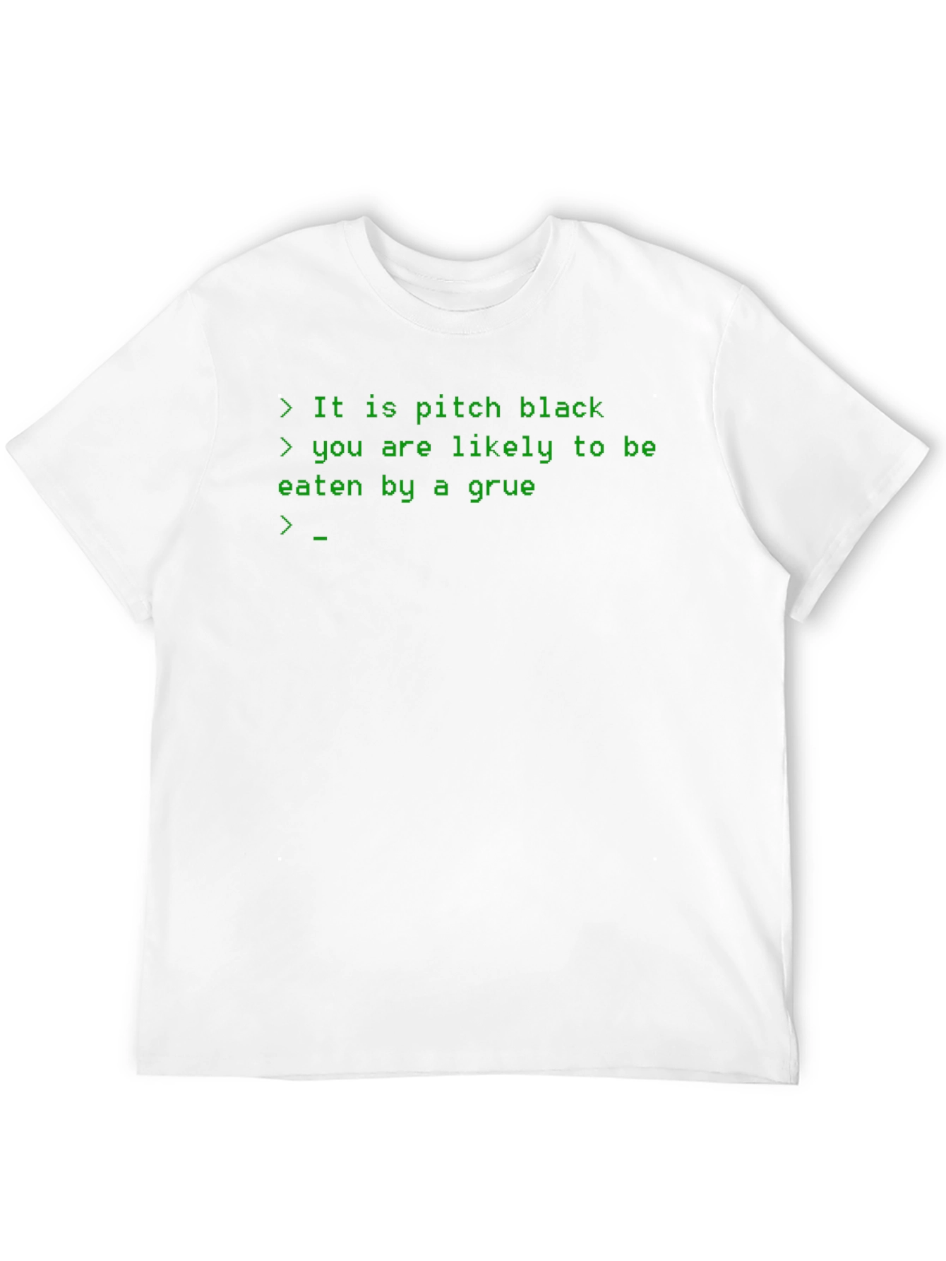 Camiseta Negra: It is pitch black