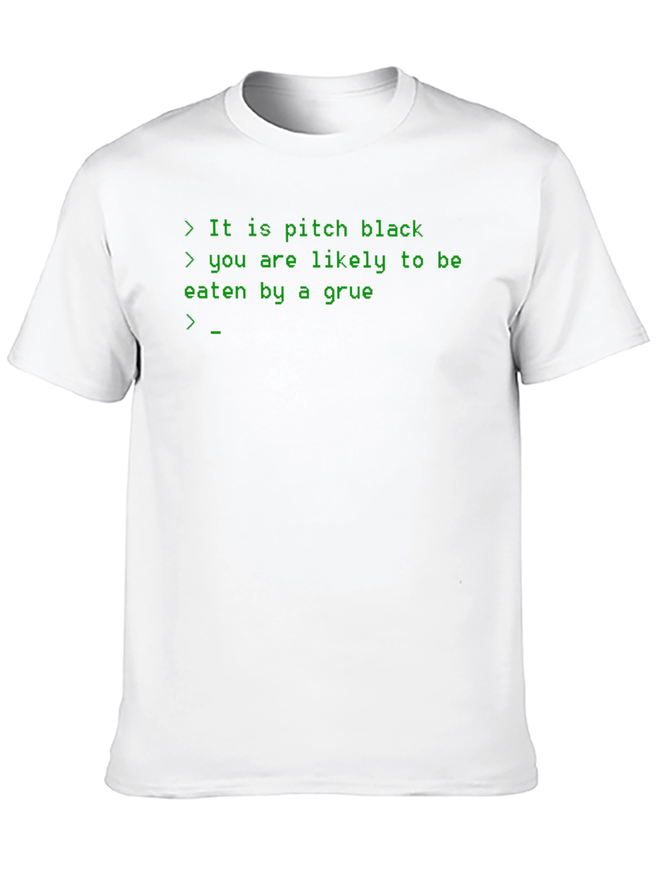 Camiseta Negra: It is pitch black