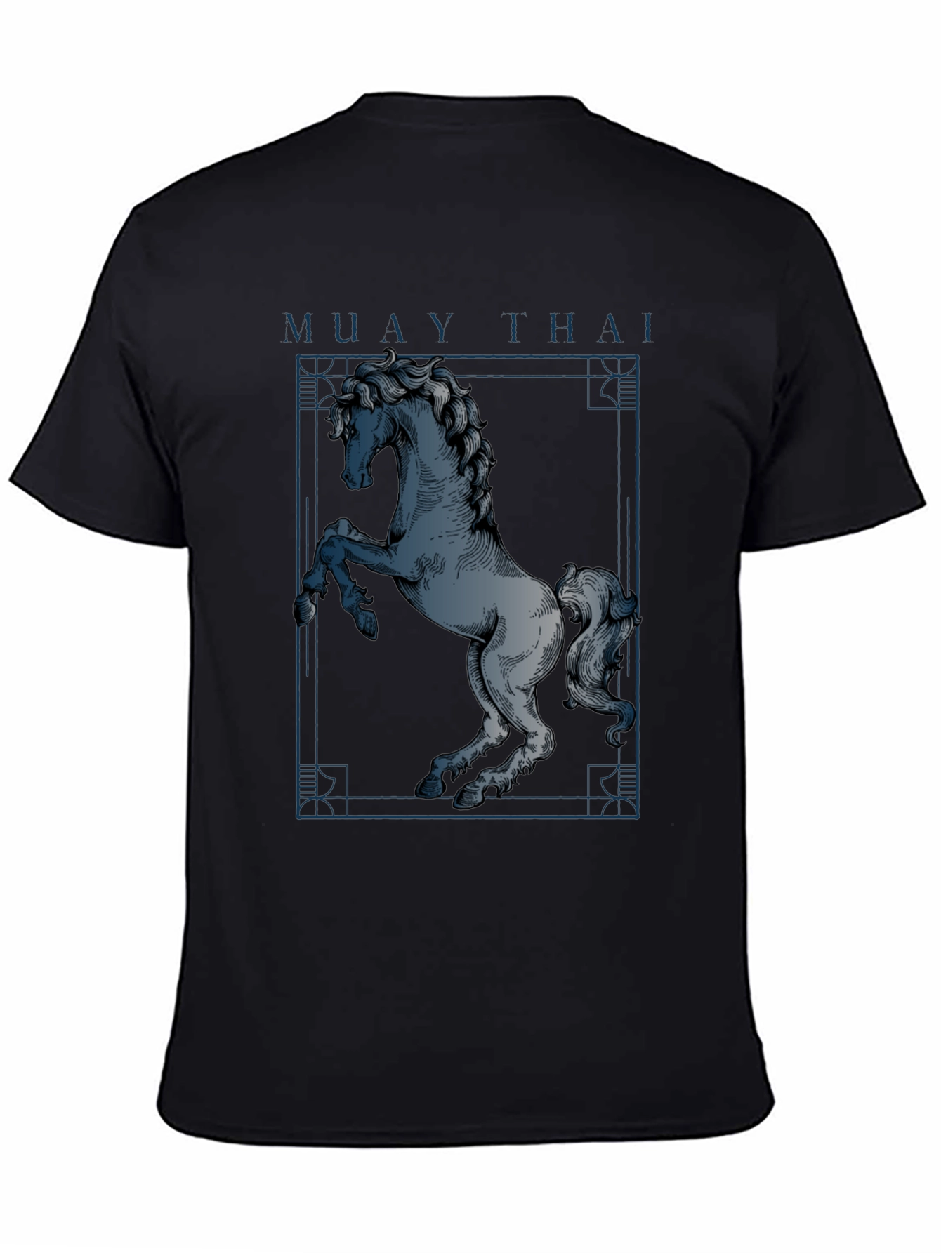 Camiseta Hombre Muay Thai Estampado Caballo