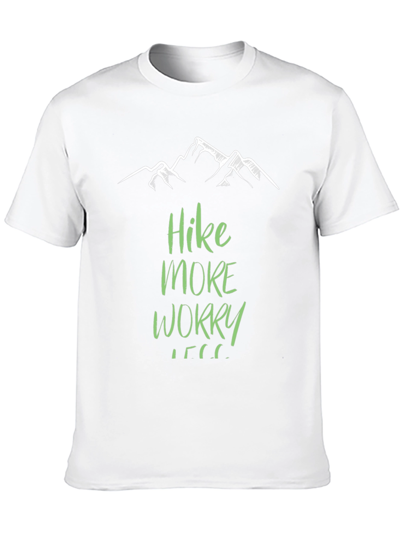Camiseta Negra Hike More Worry Less
