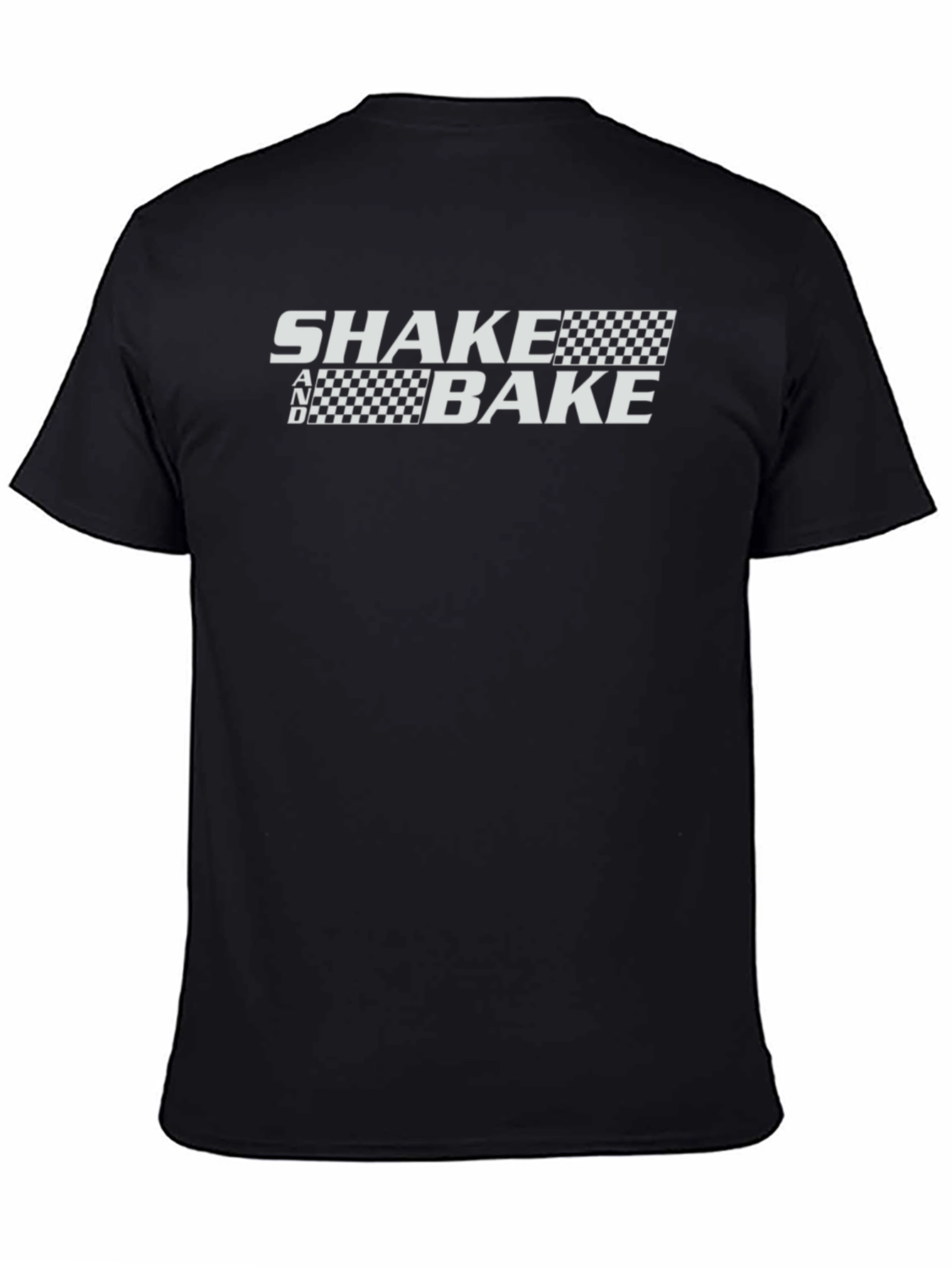 Camiseta Negra Shake and Bake Estilo Racing