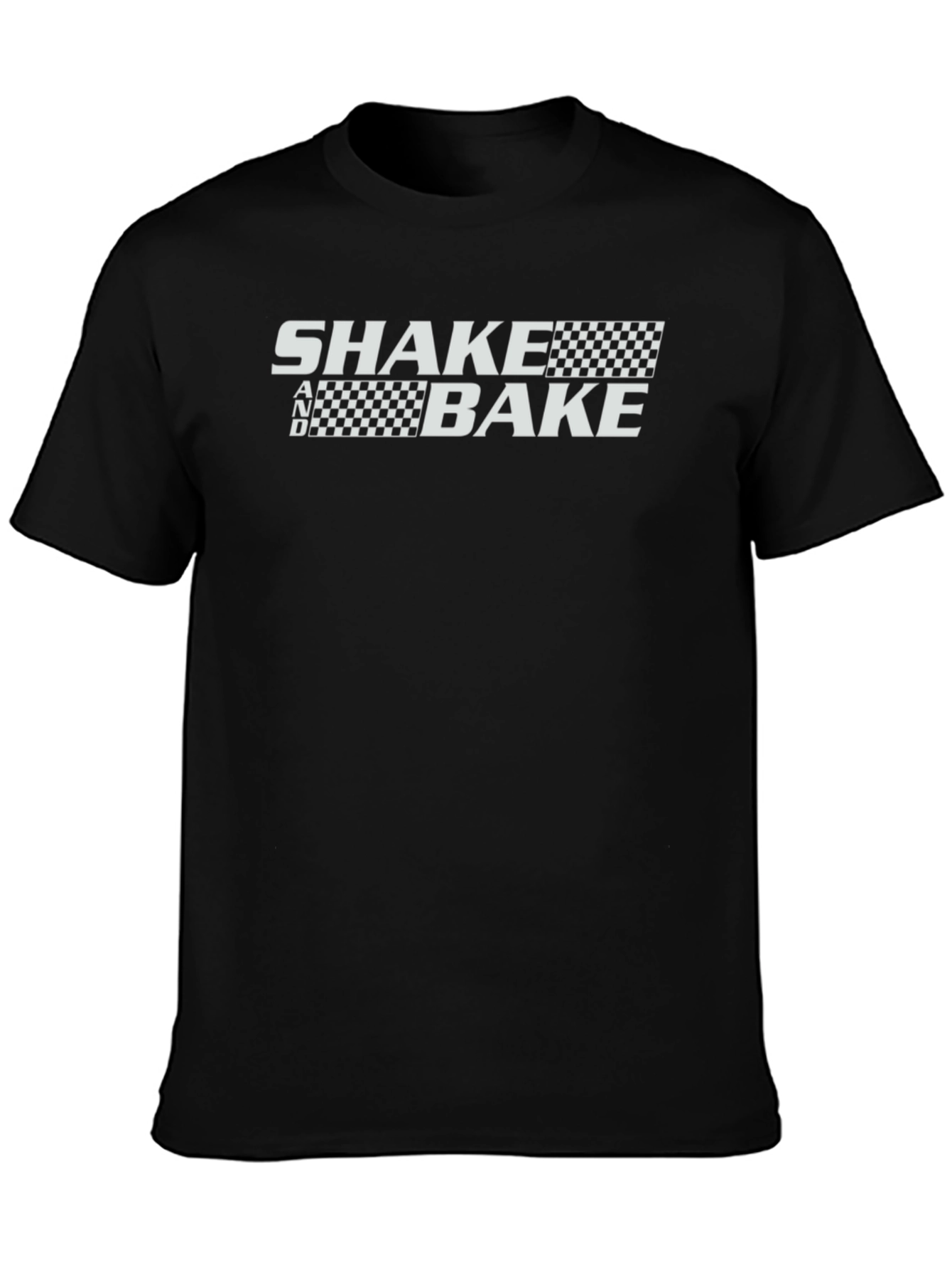 Camiseta Negra Shake and Bake Estilo Racing