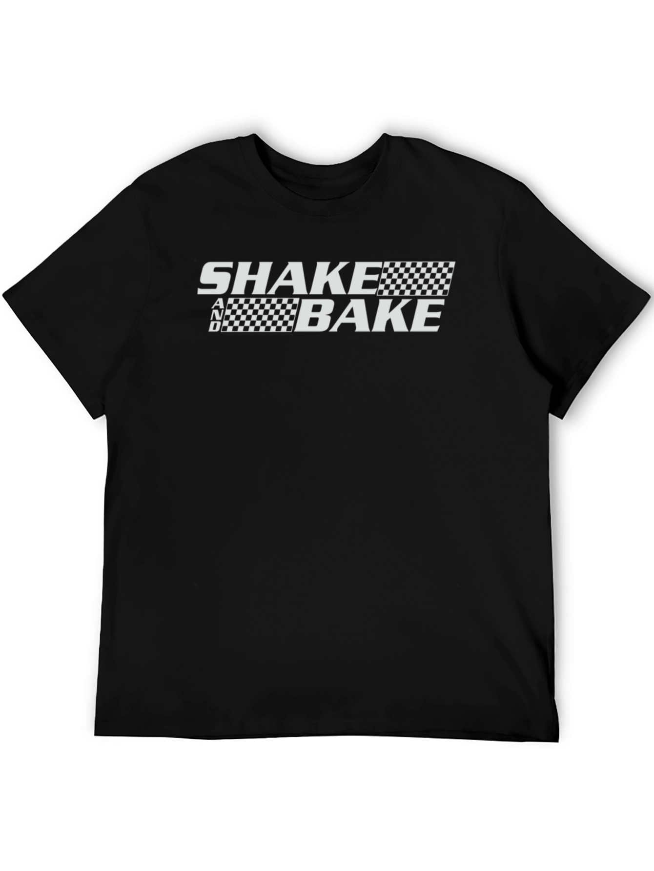 Camiseta Negra Shake and Bake Estilo Racing