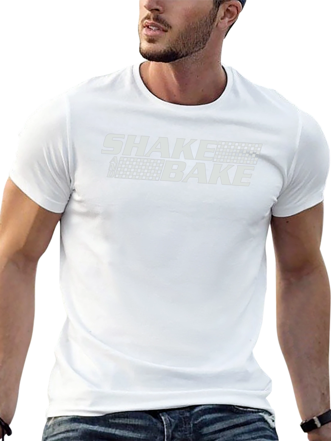 Camiseta Negra Shake and Bake Estilo Racing