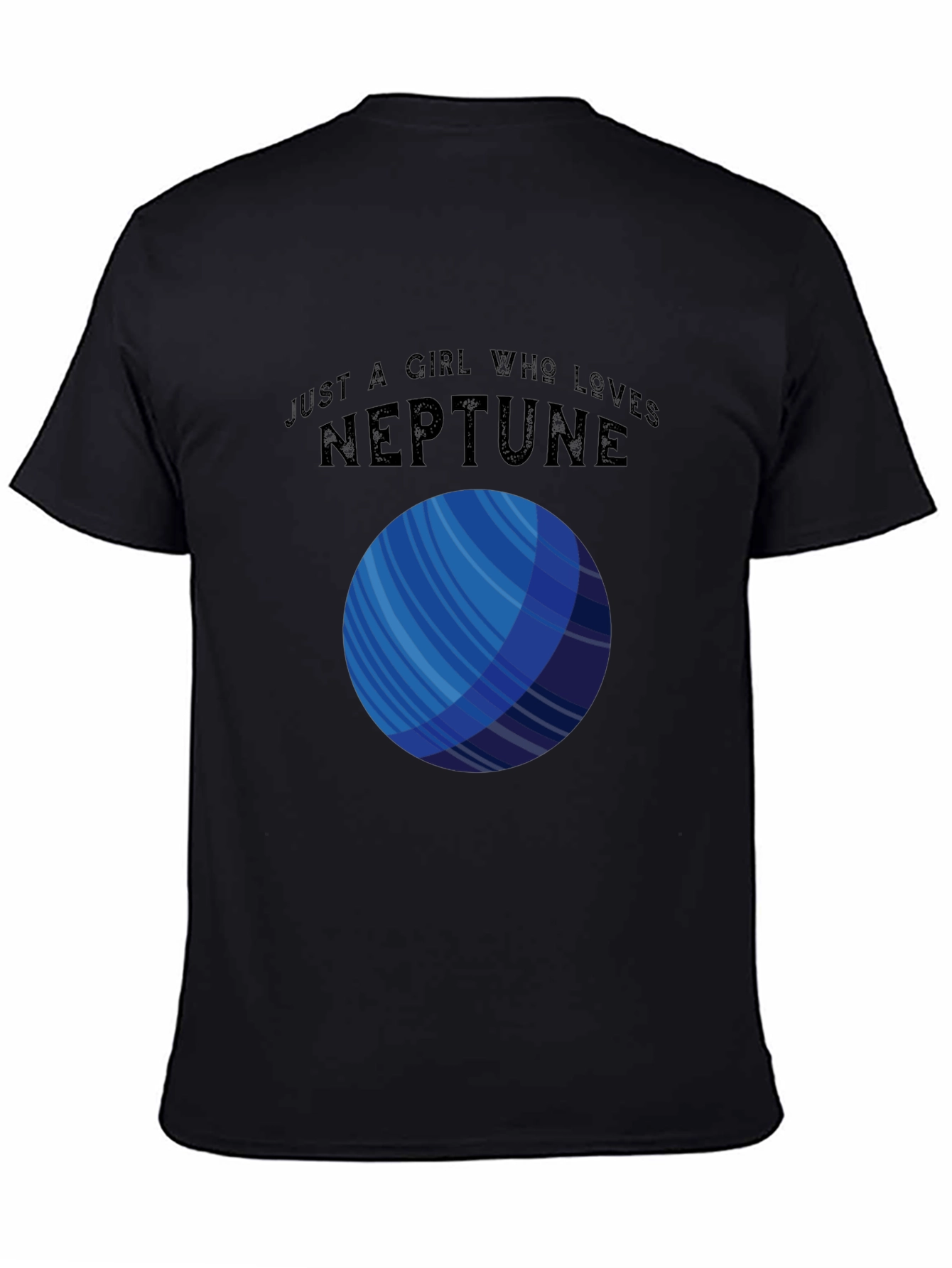 Camiseta Negra Amo Neptuno Unisex