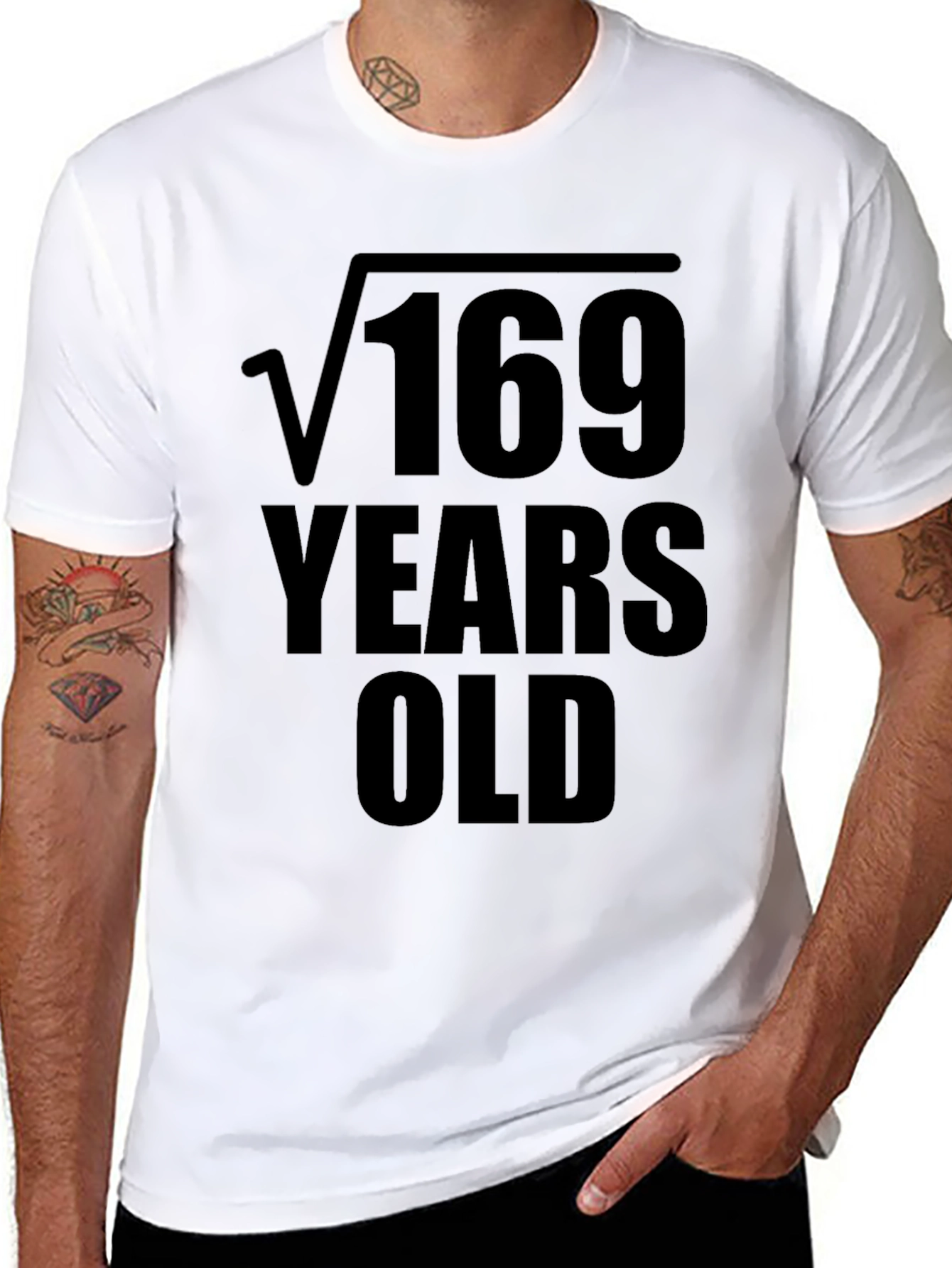 Camiseta Hombre: Raíz Cuadrada de 169 - 13 Años