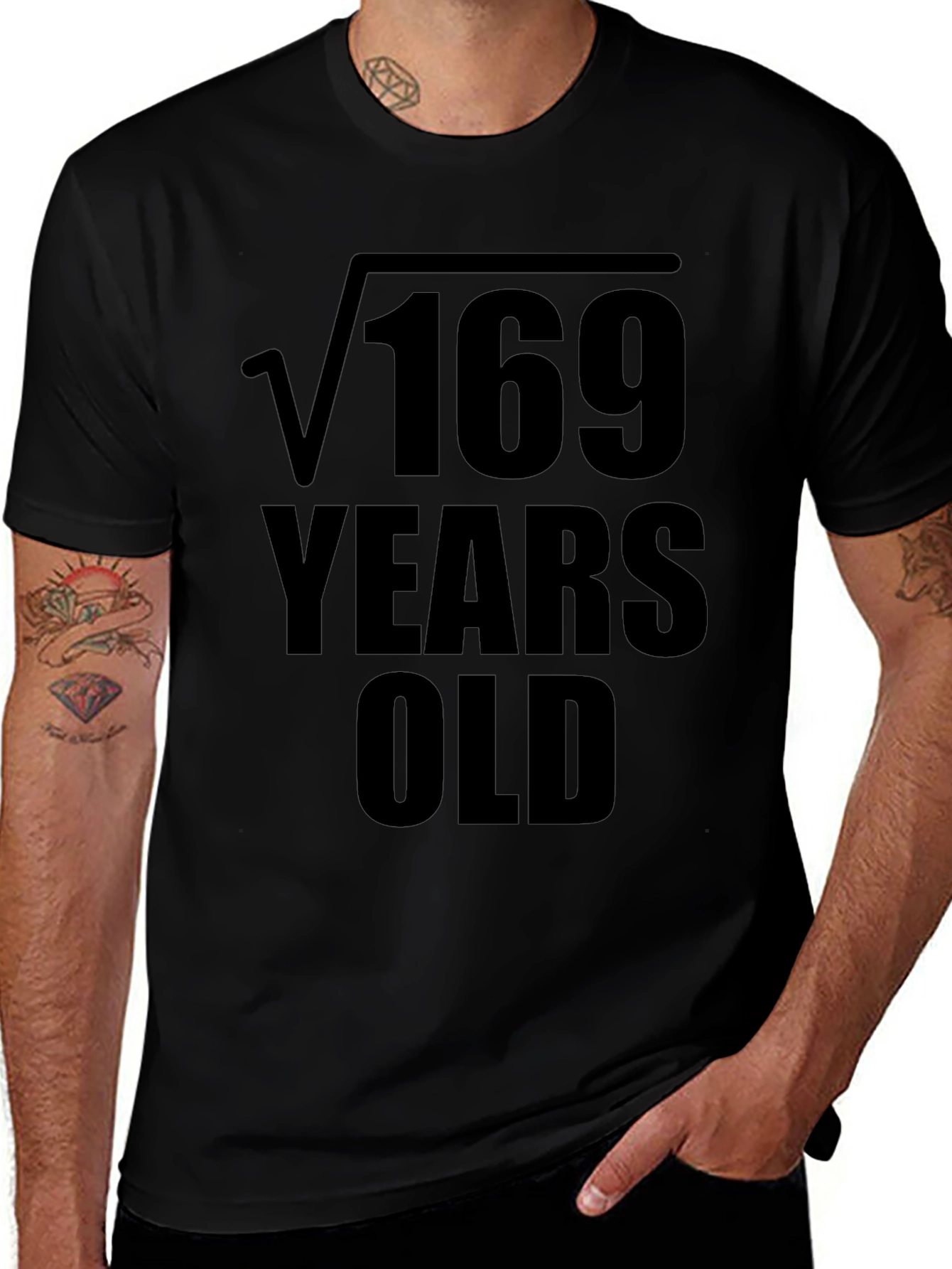 Camiseta Hombre: Raíz Cuadrada de 169 - 13 Años