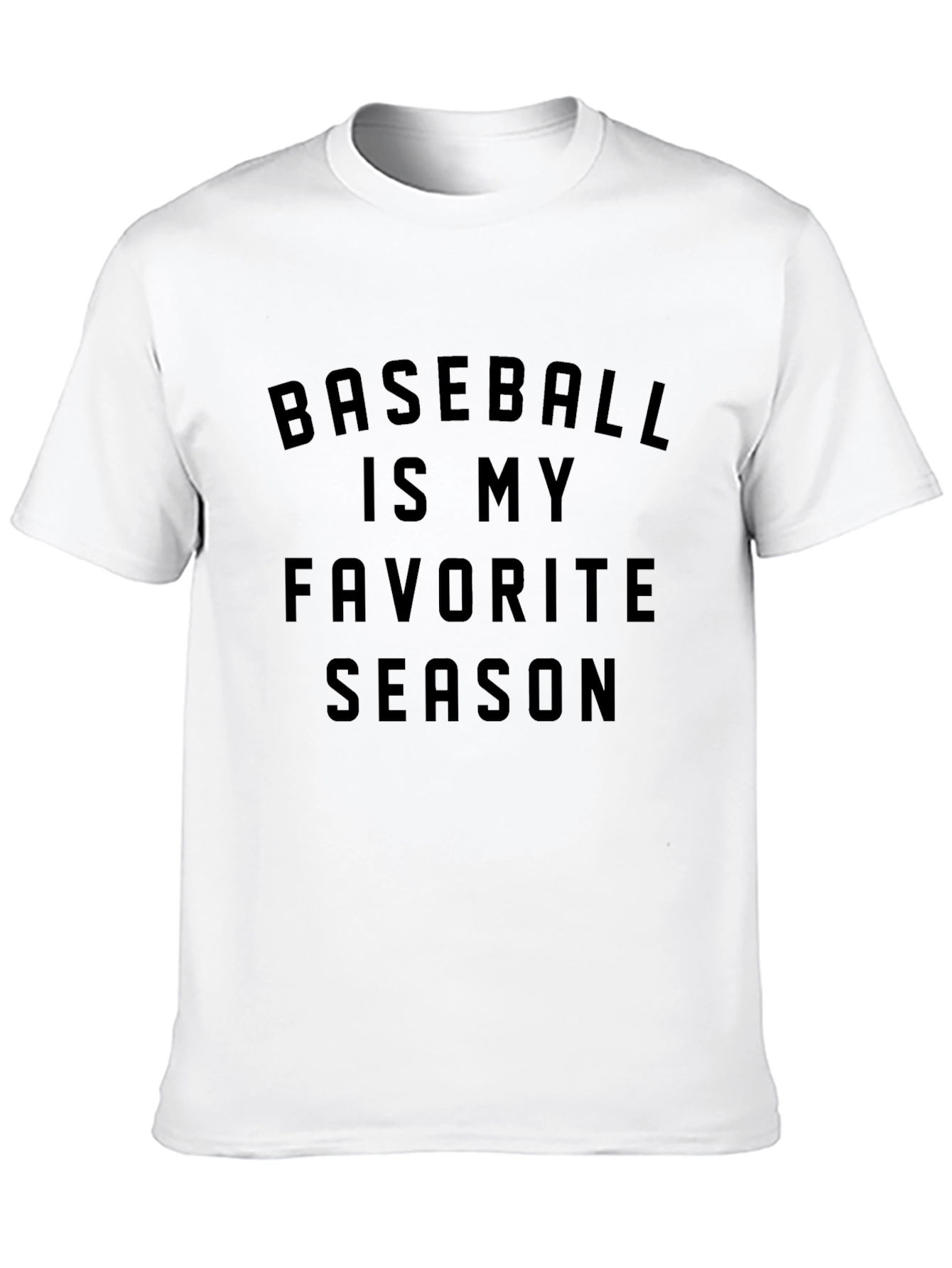 Camiseta Negra Béisbol es mi Temporada Favorita
