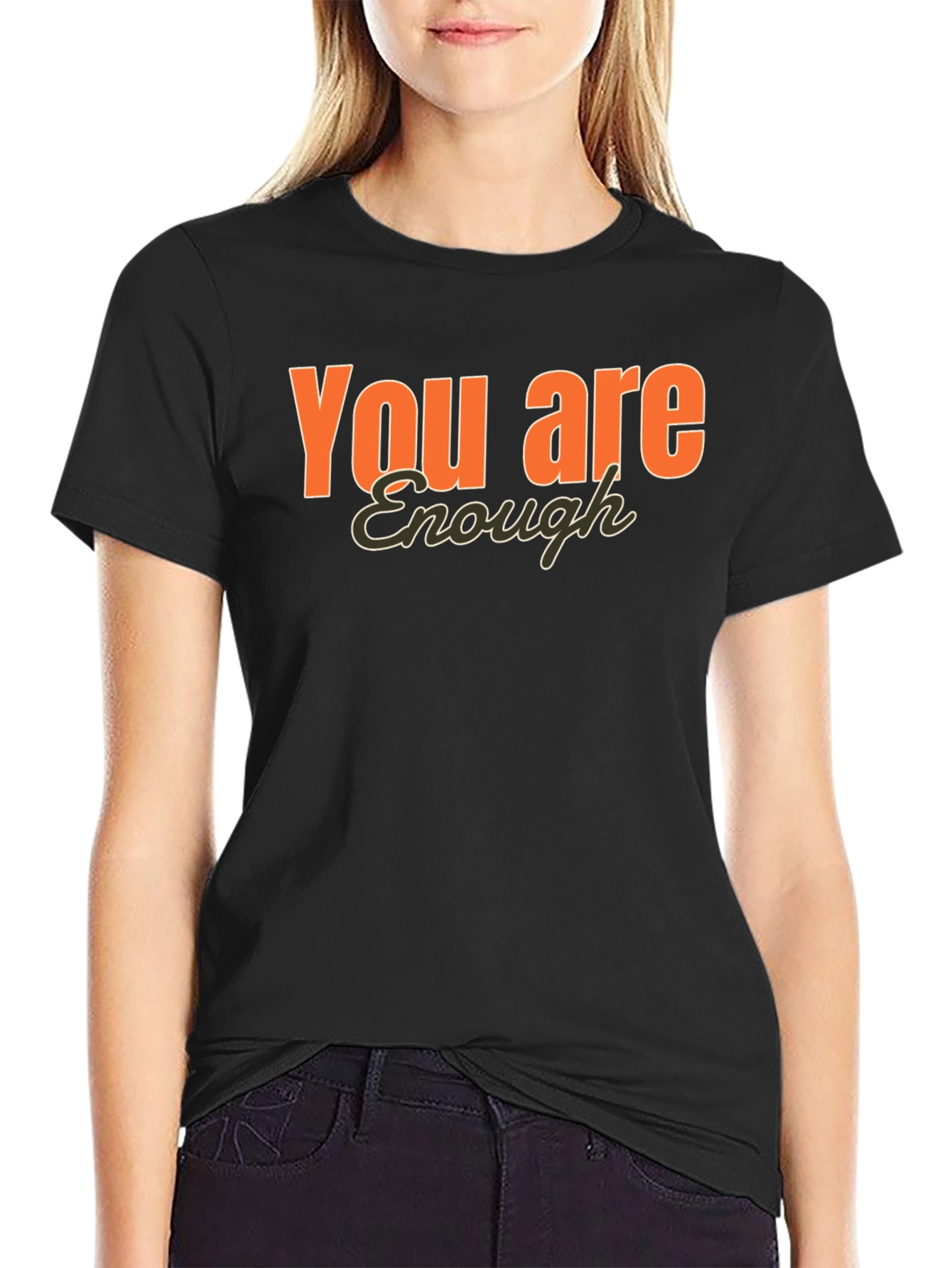 Camiseta Negra You are Enough
