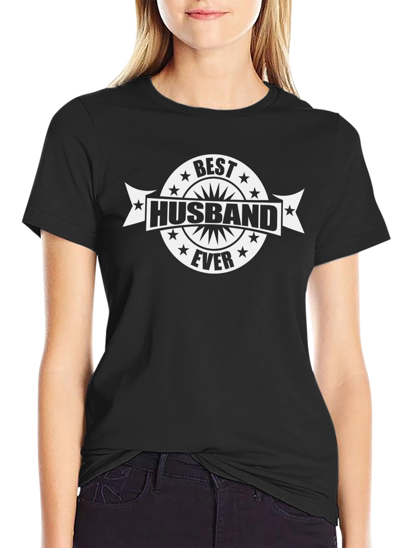 Camiseta Negra: El Mejor Esposo Del Mundo