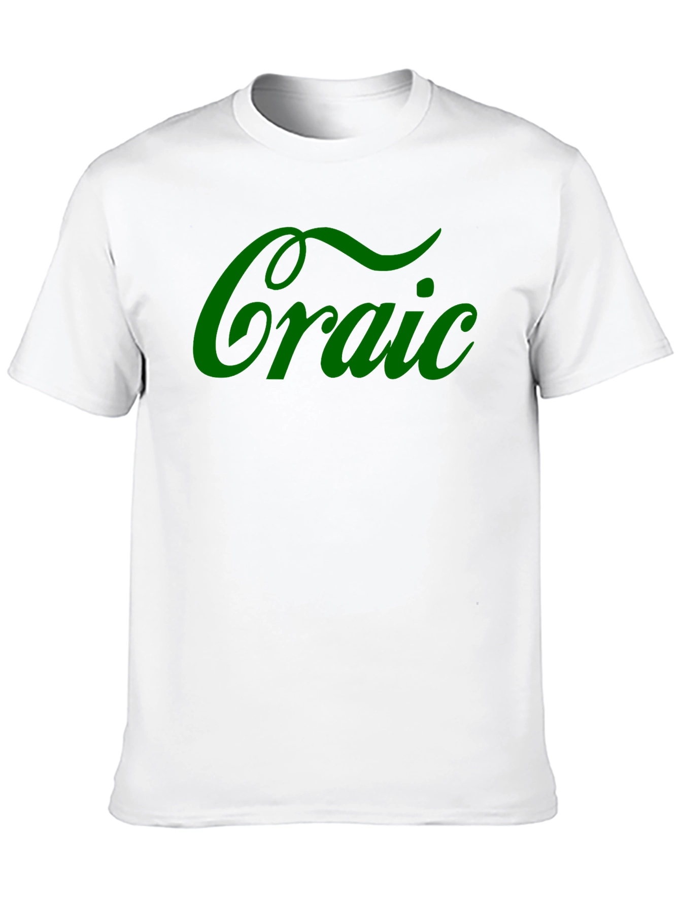 Camiseta Negra Craic Irlandés Divertida