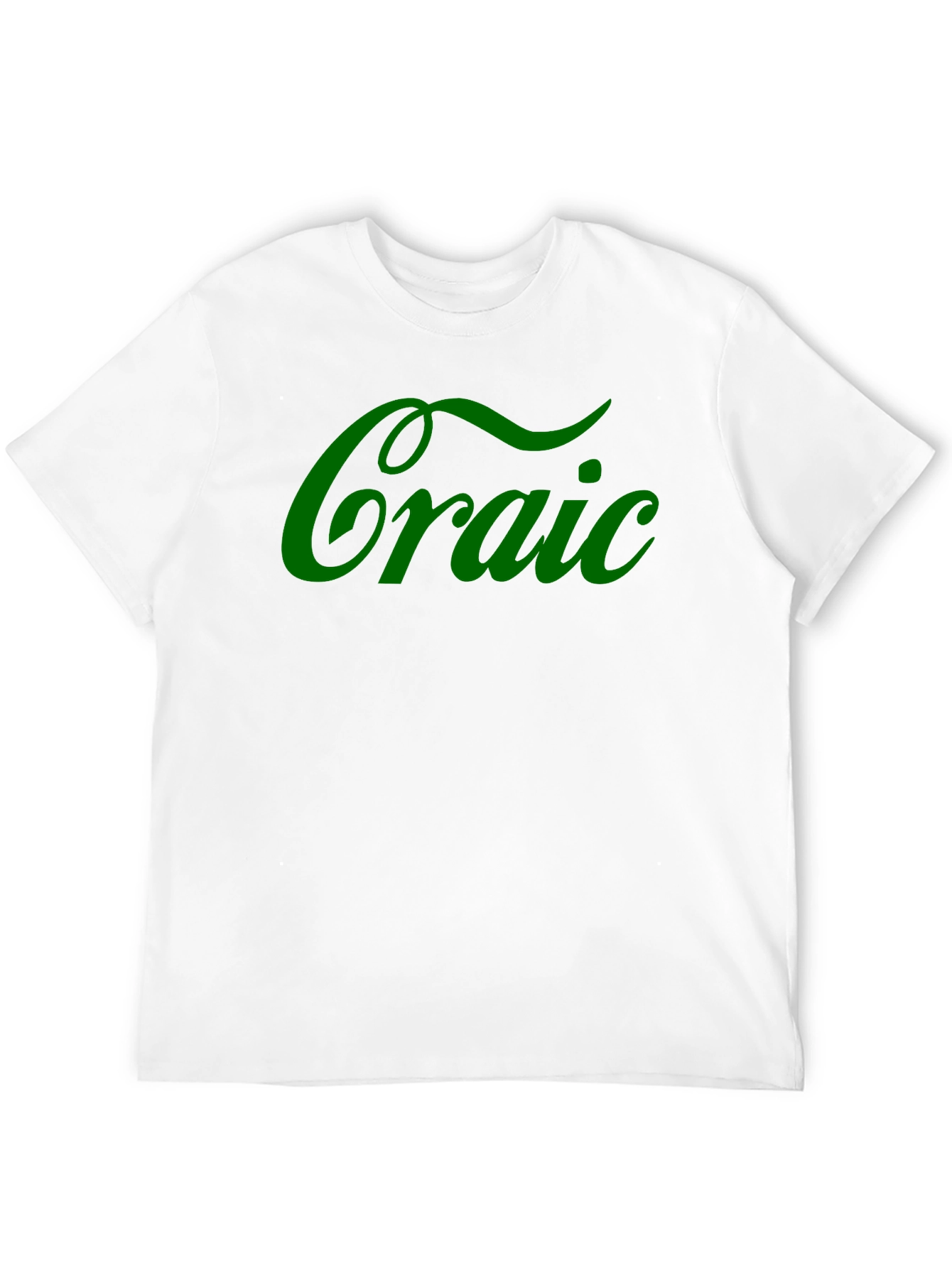 Camiseta Negra Craic Irlandés Divertida