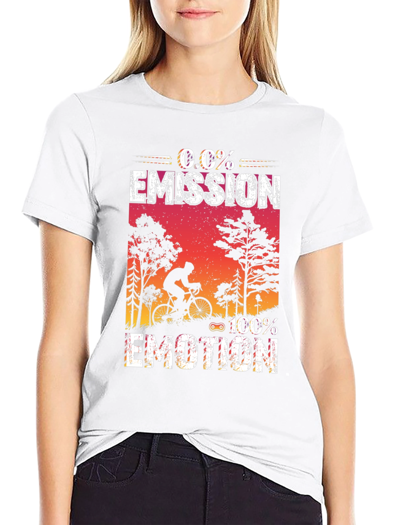 Camiseta Ciclismo 0% Emisión 100% Emoción