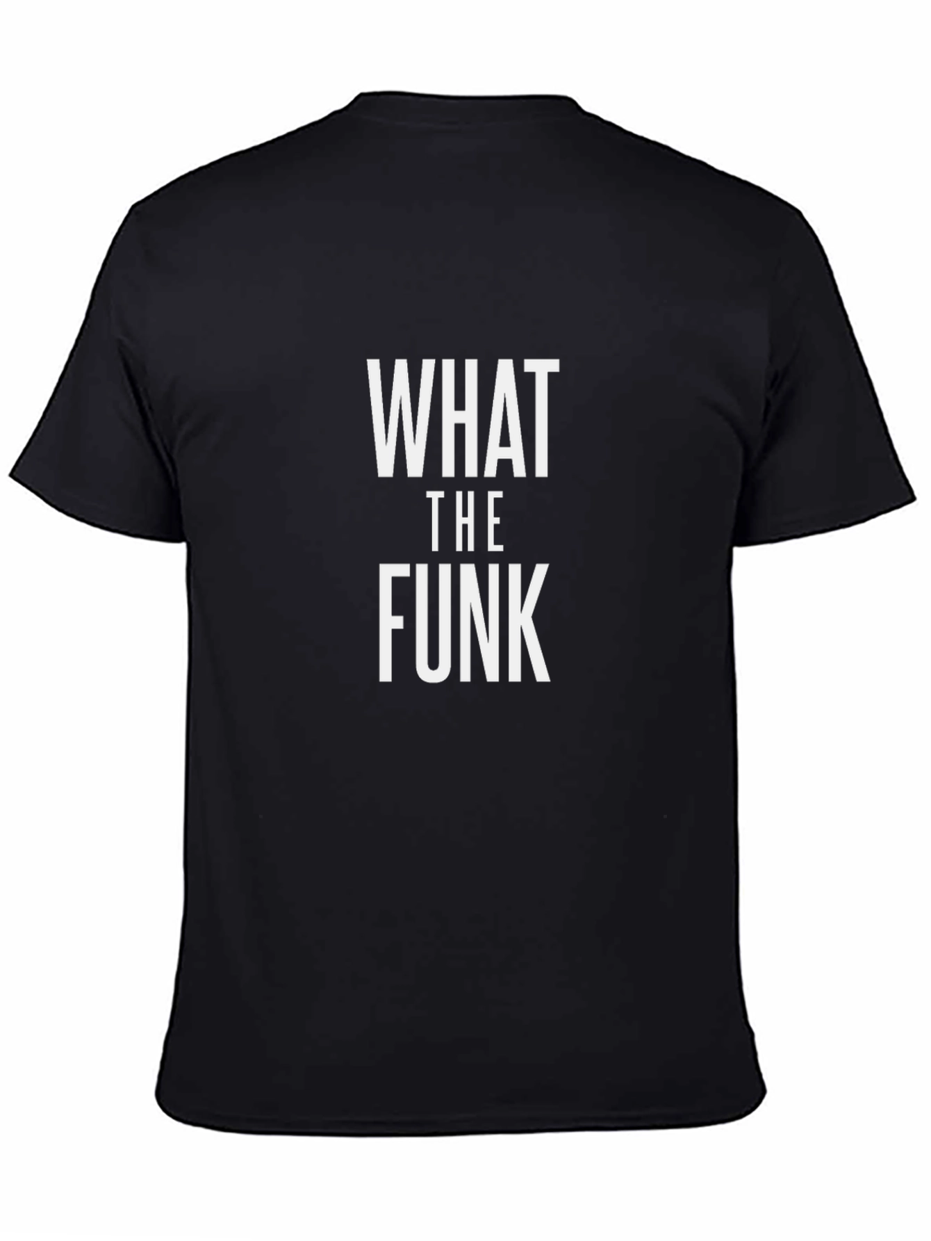 Camiseta Negra Hombre - What The Funk