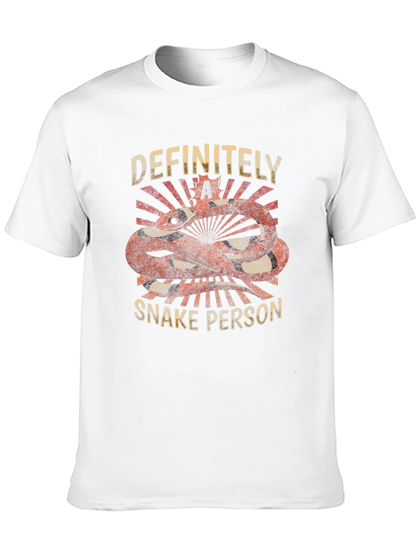 Camiseta Negra Definitivamente una Persona Serpiente