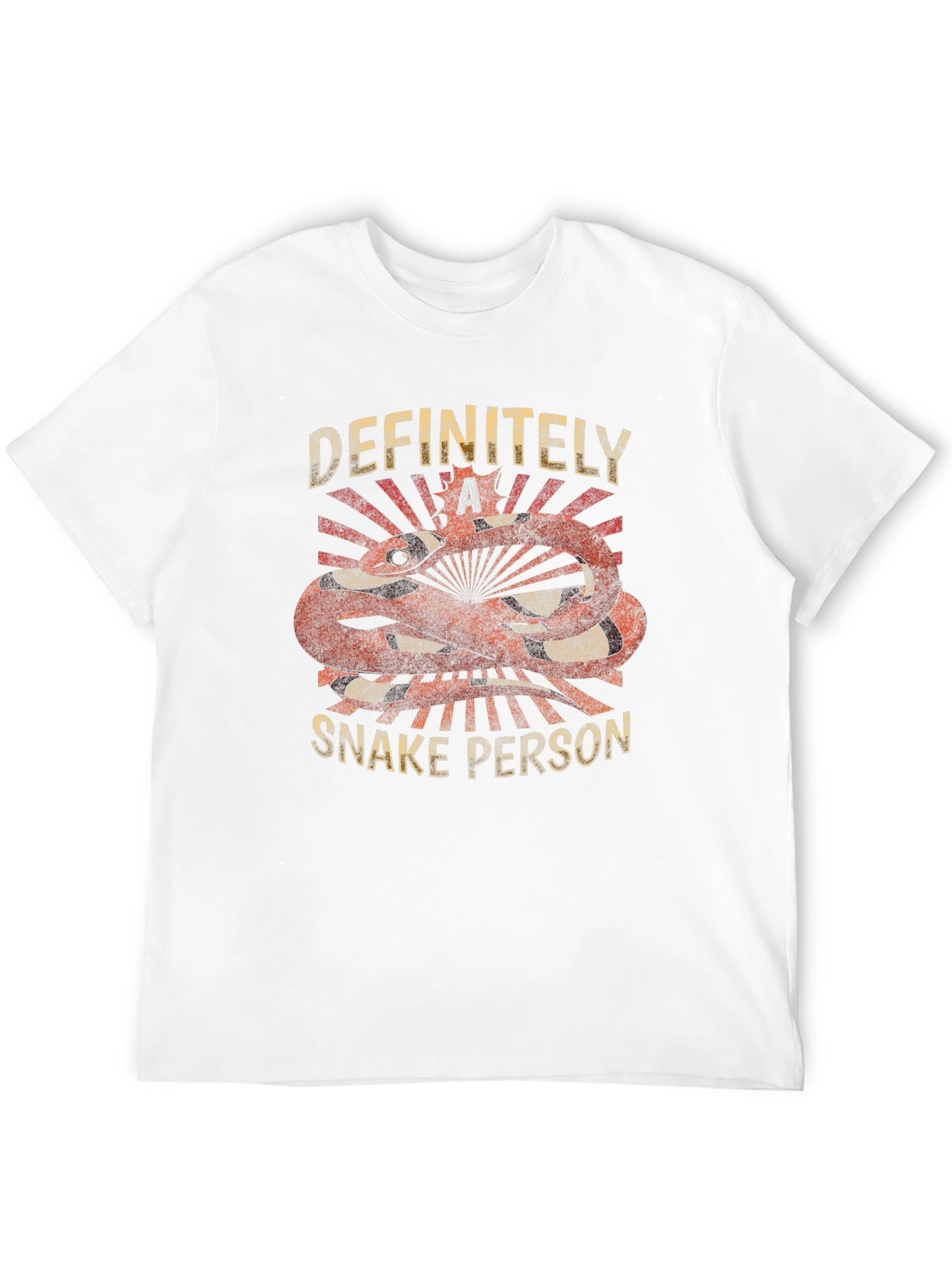 Camiseta Negra Definitivamente una Persona Serpiente