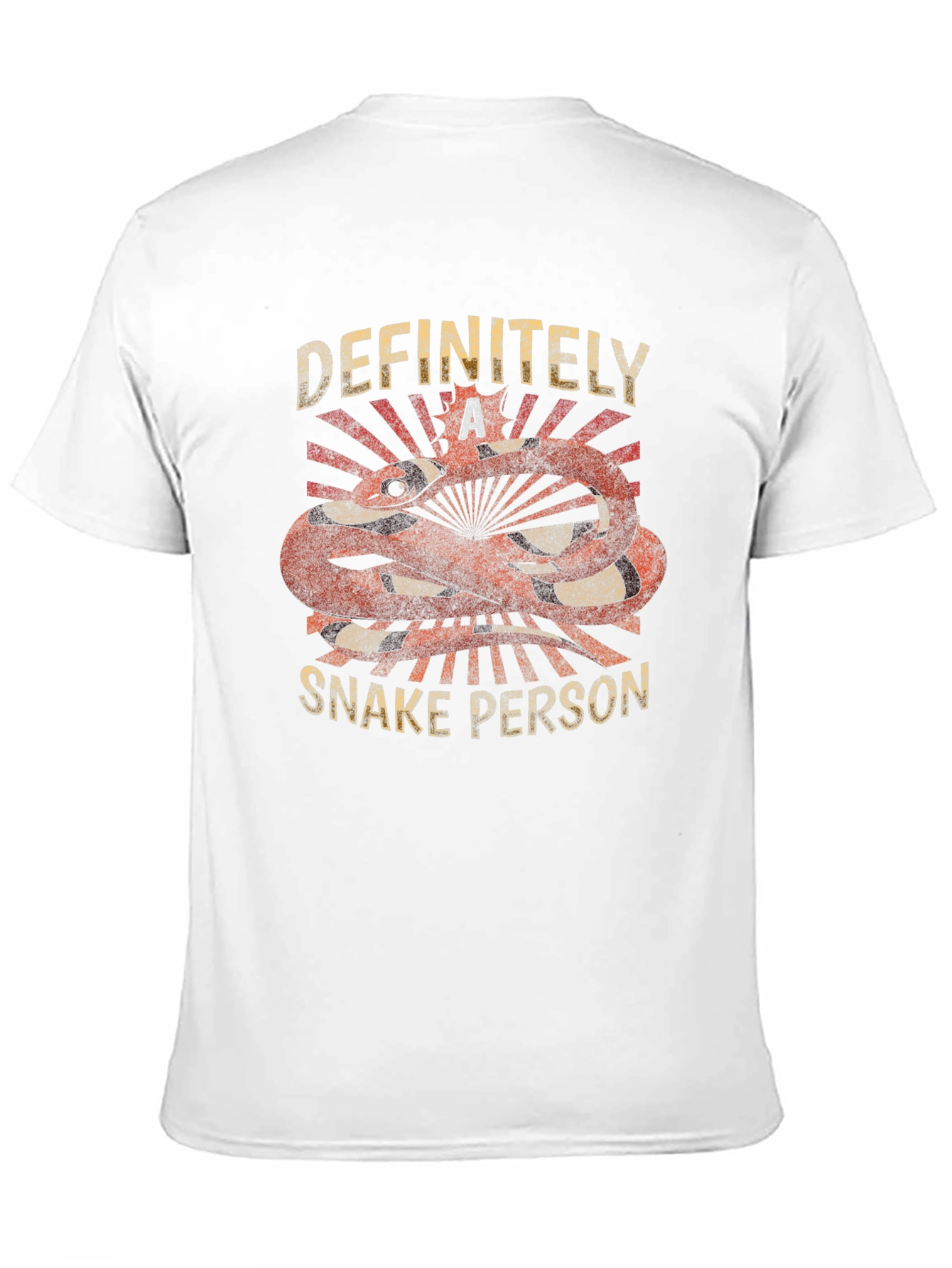 Camiseta Negra Definitivamente una Persona Serpiente