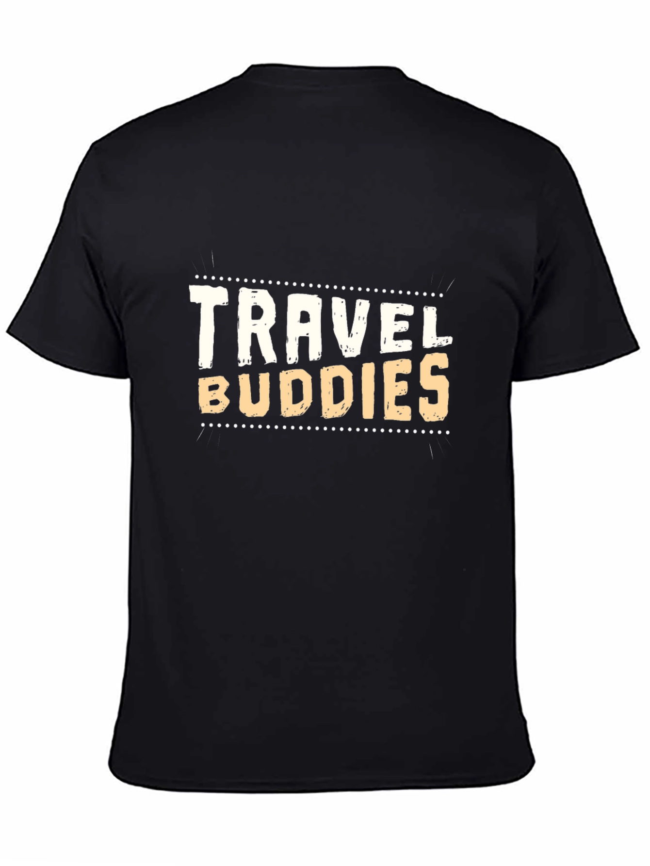 Camiseta Negra Travel Buddies
