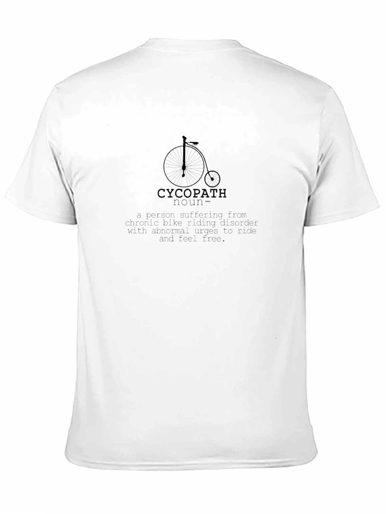 Camiseta Negra Cycopath para Amantes del Ciclismo
