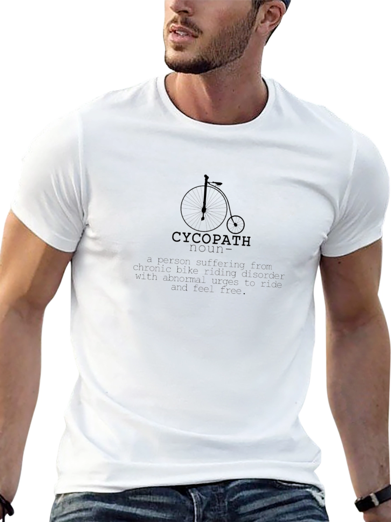 Camiseta Negra Cycopath para Amantes del Ciclismo