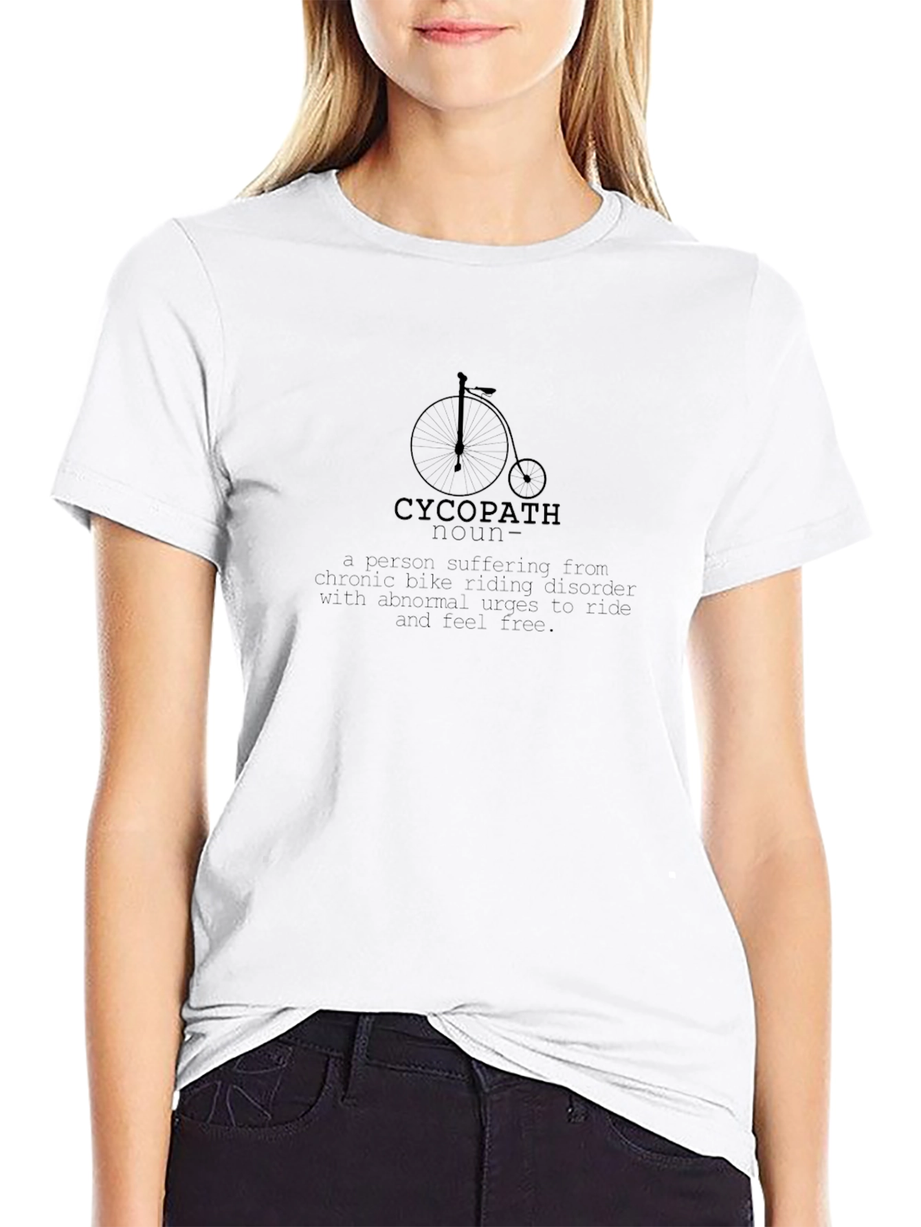 Camiseta Negra Cycopath para Amantes del Ciclismo