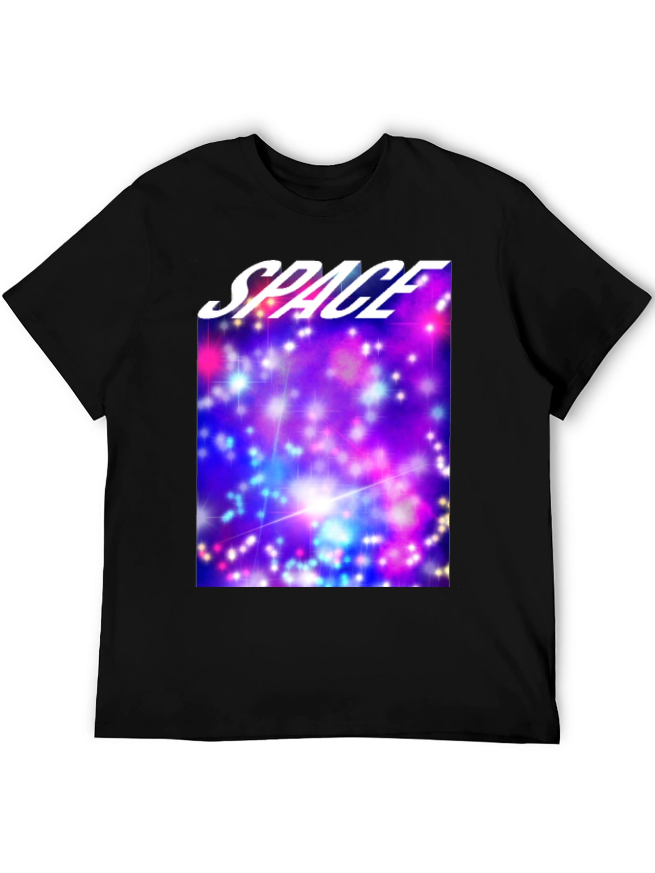 Camiseta Negra Espacio Estelar