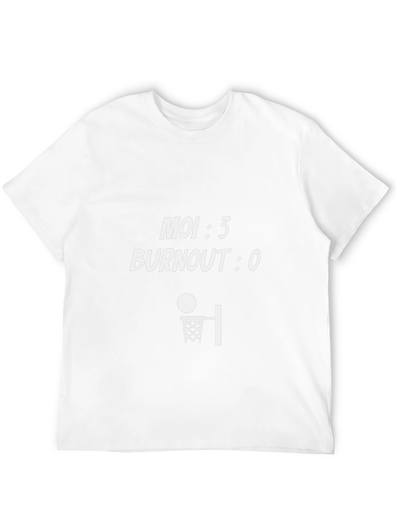Camiseta Negra Moi 3 Burnout 0 Baloncesto