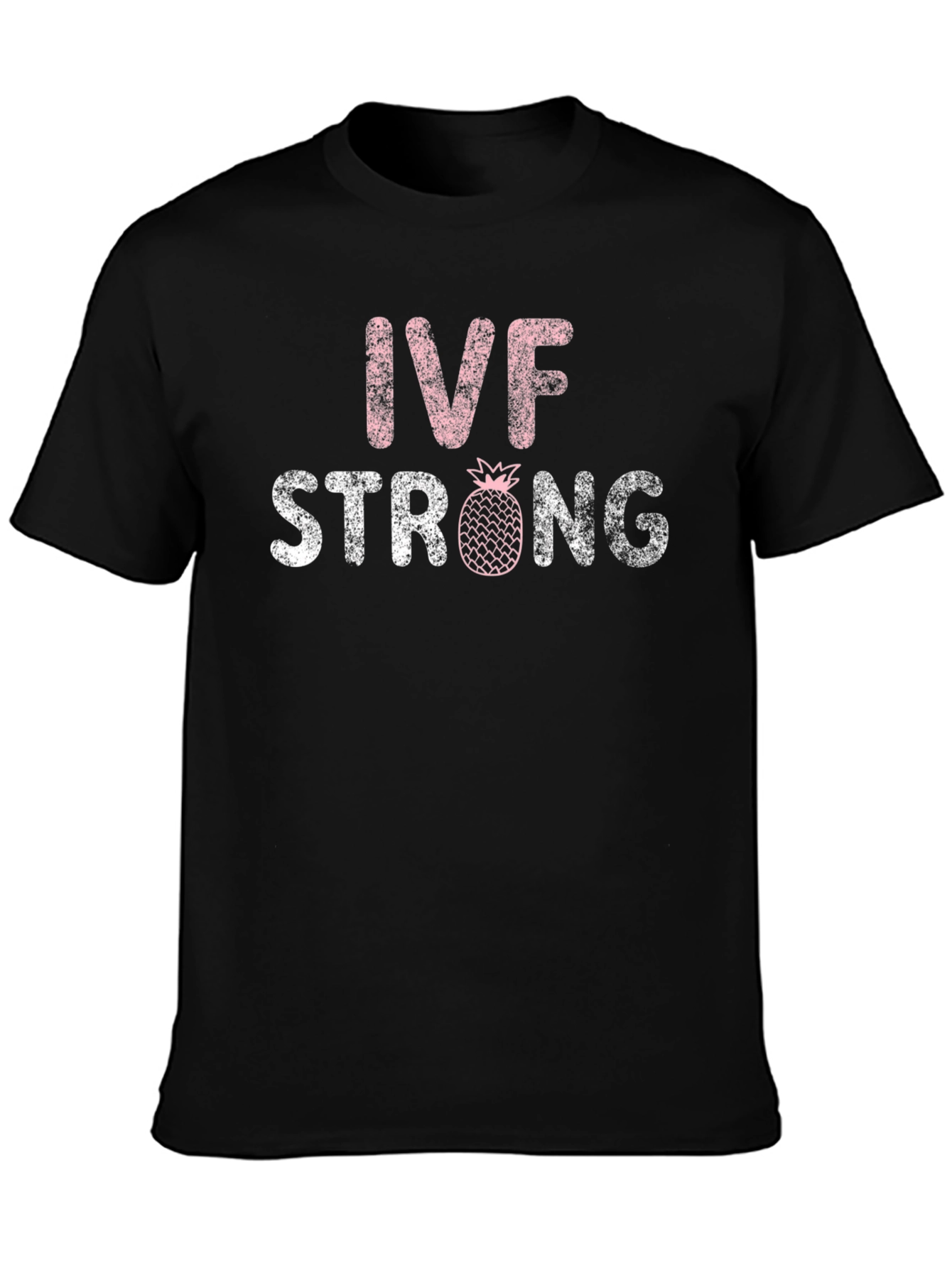 Camiseta Negra IVF Strong con Piña
